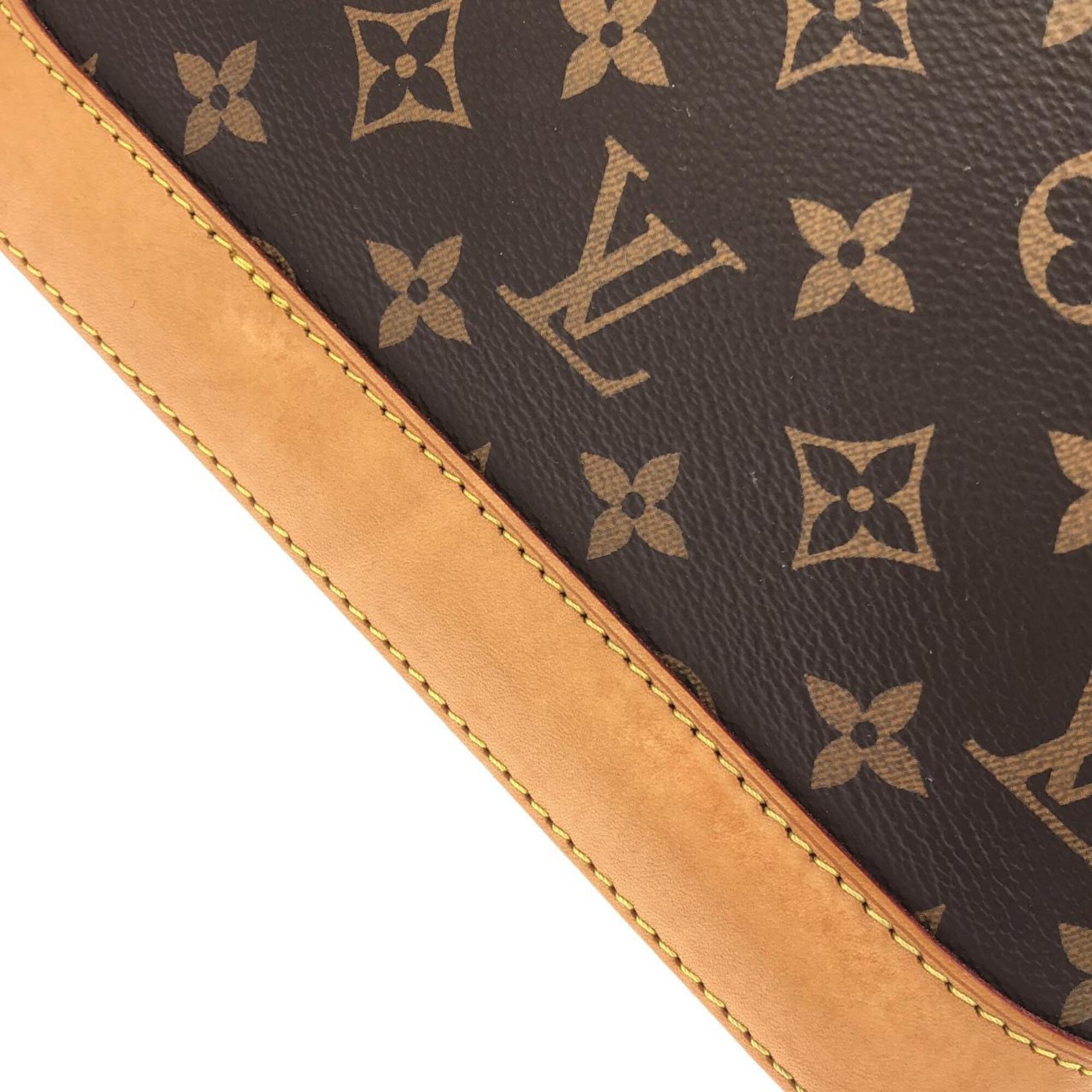 Louis Vuitton Brown Coated Canvas Handbag (Pre-Owned)
