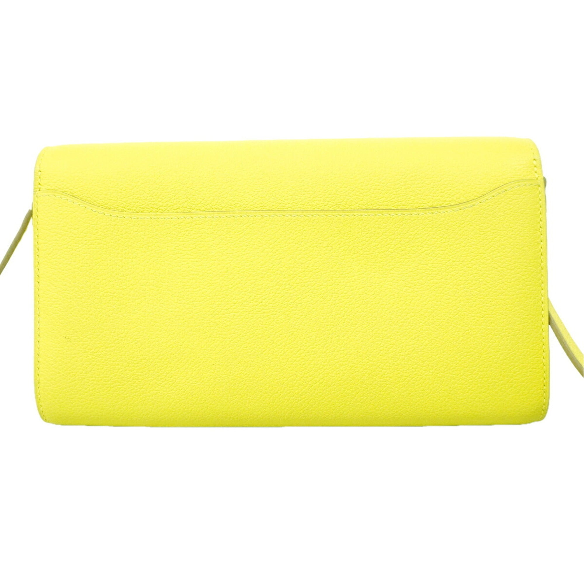 Hermes Lime Chain/Shoulder Wallet (Pre-Owned)