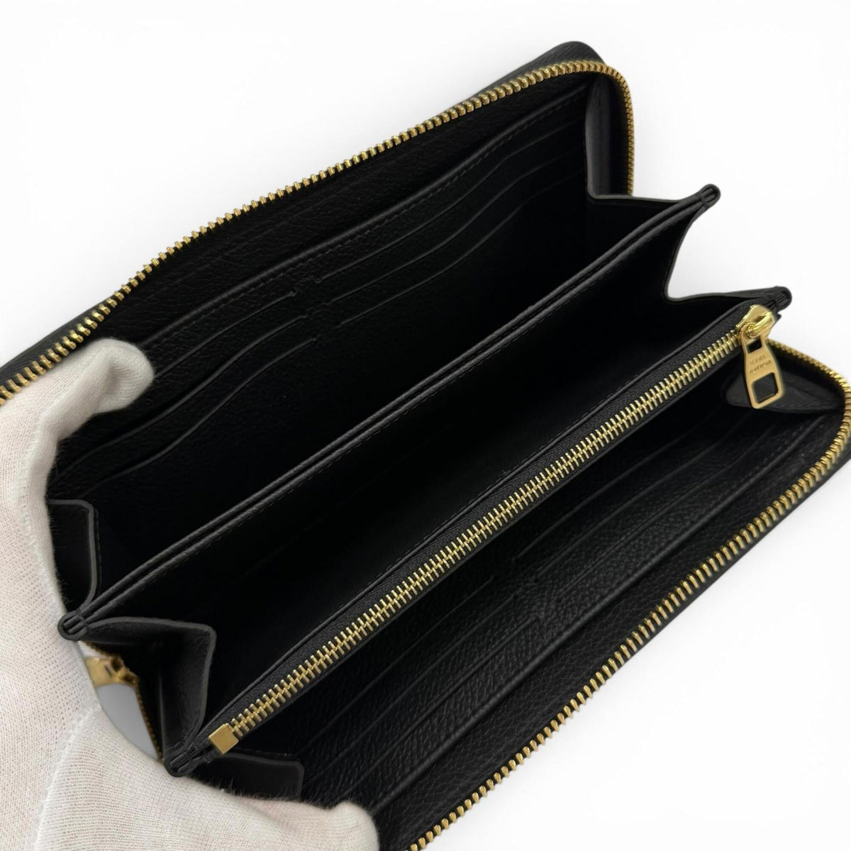 Louis Vuitton Noir Monogram Empreinte Long Wallet (Bi-Fold) (Pre-Owned)