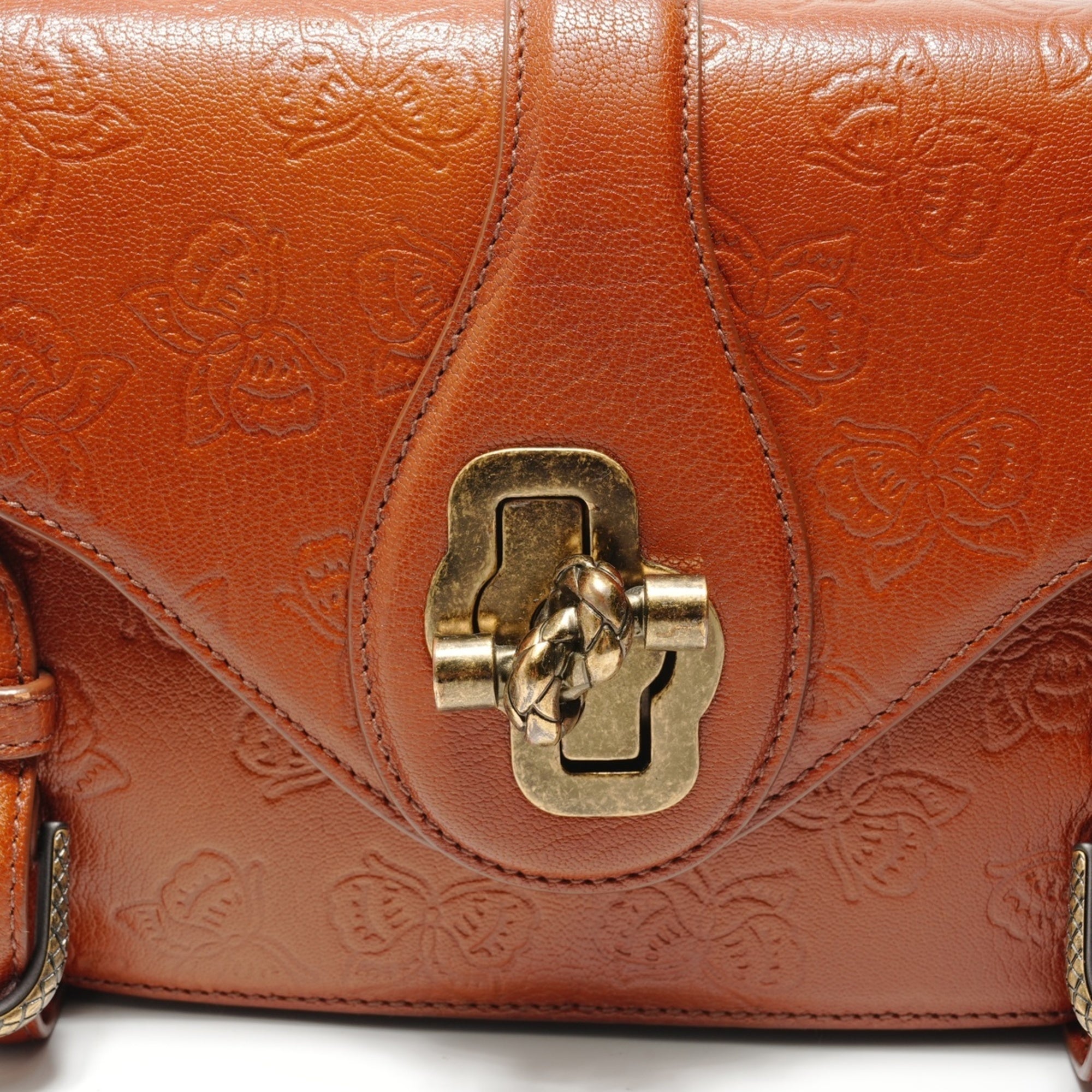Bottega Veneta Brown Shoulder Bag (Pre-Owned)