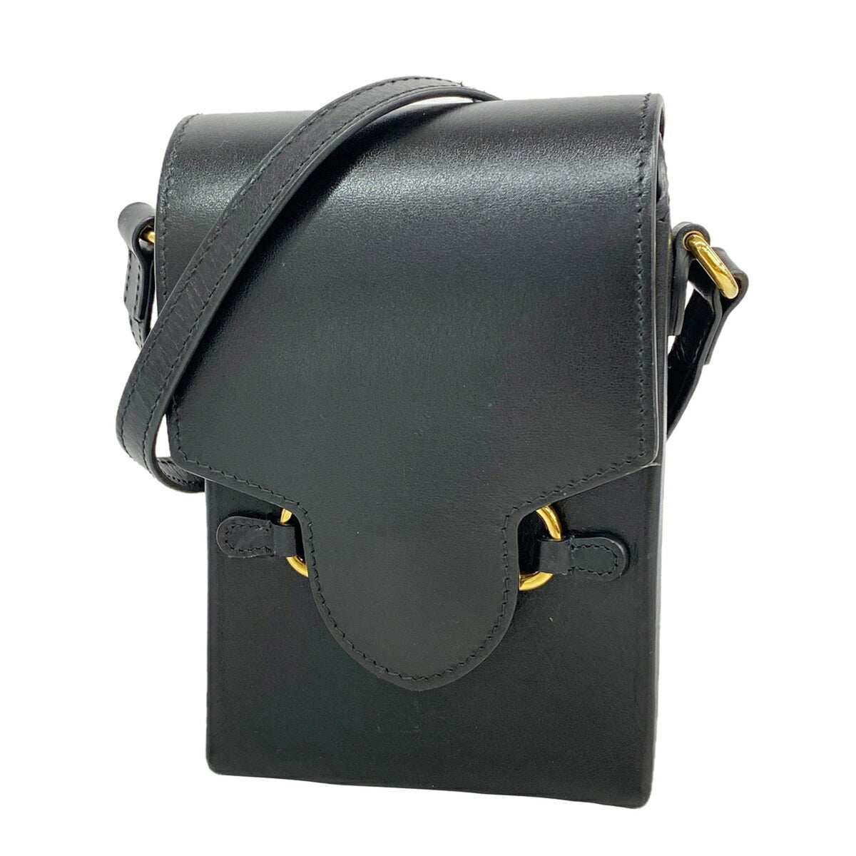 Gucci Black Leather Shoulder Bag (Pre-Owned)
