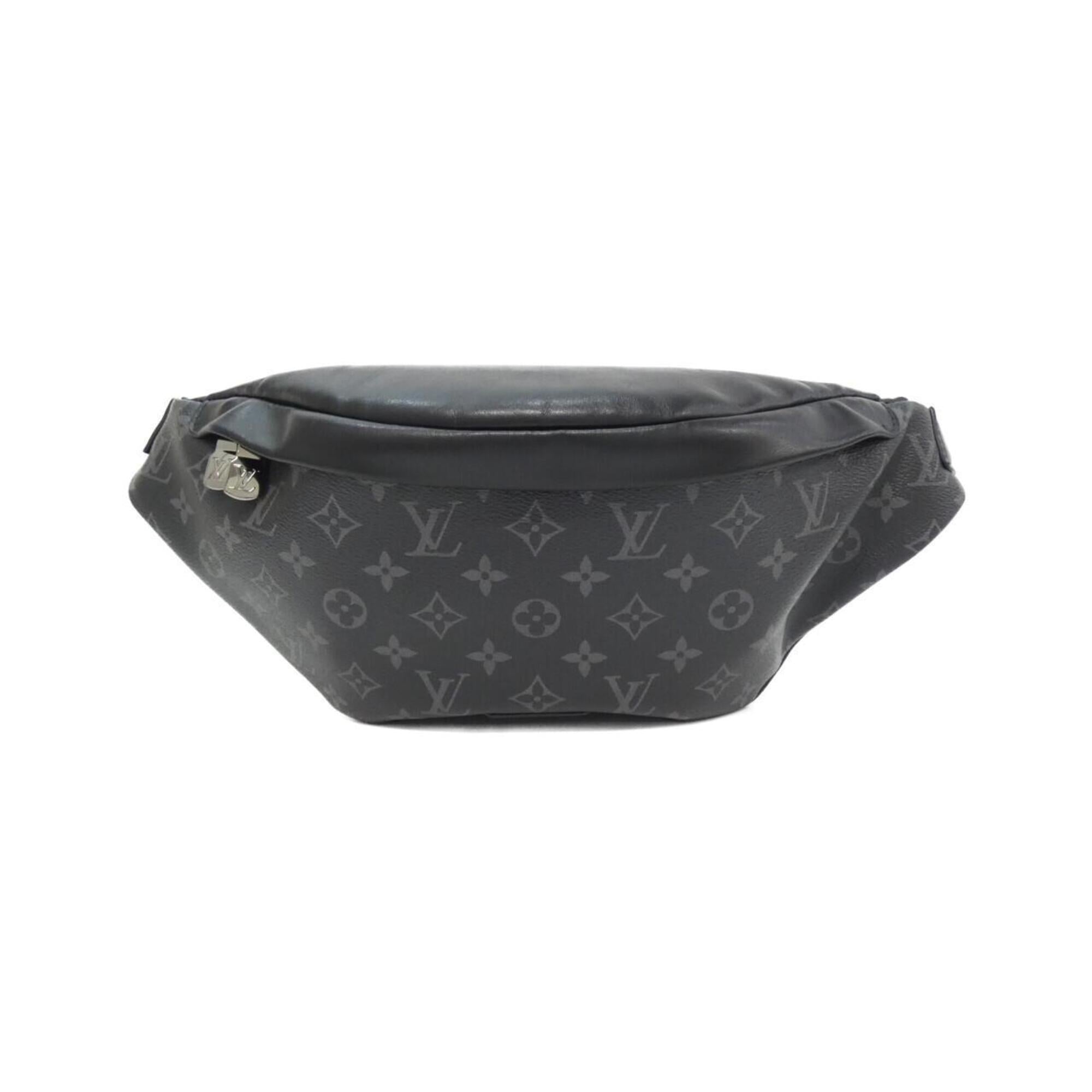 Louis Vuitton Black Coated Canvas Shoulder Bag Sling Bag (Pre-Owned)