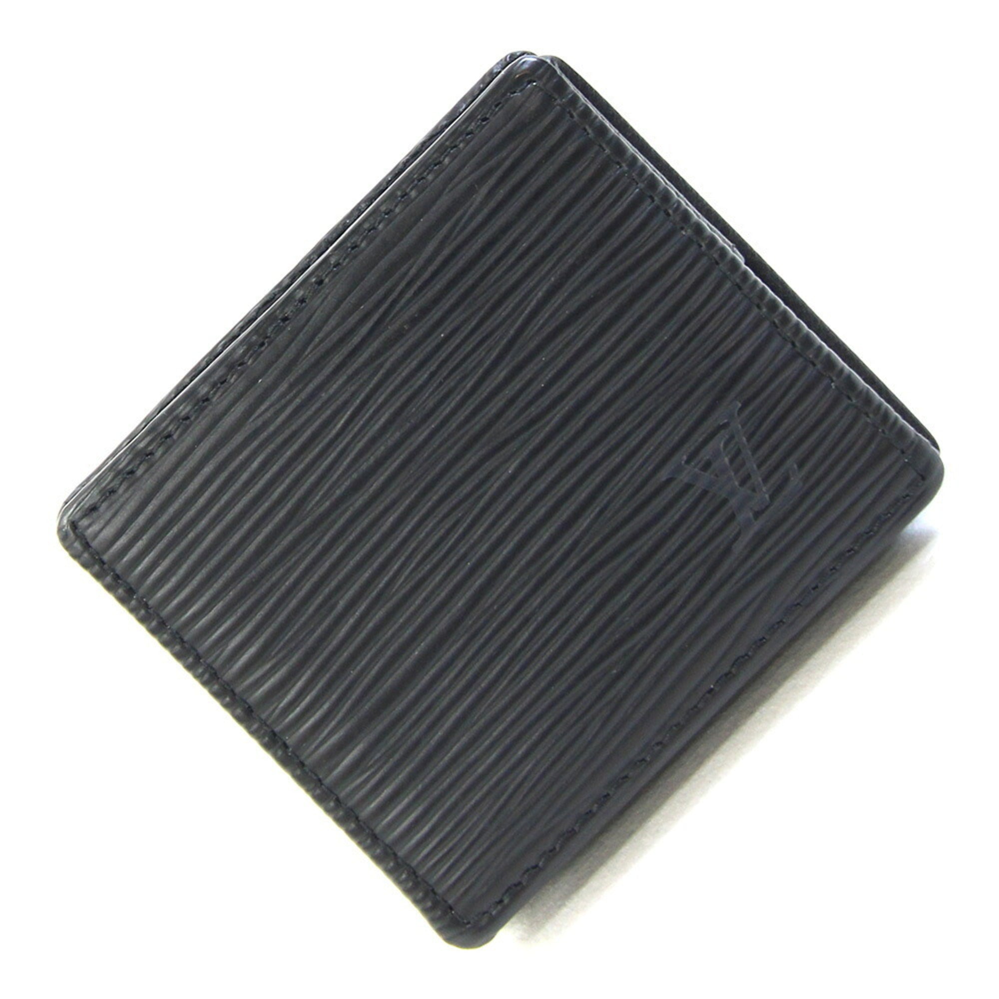 Louis Vuitton Black Noir Leather Coin Purse/Coin Case (Pre-Owned)