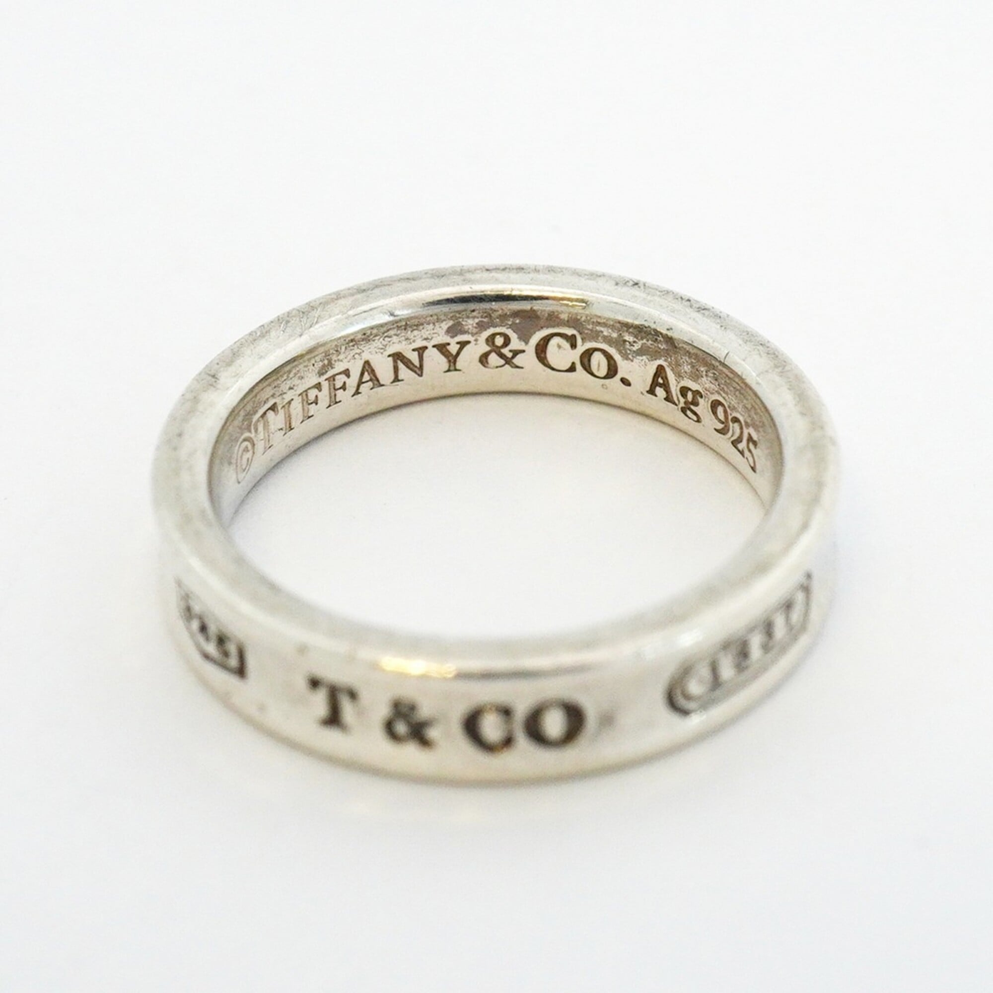 Tiffany Silver 925 Band Ring (Pre-Owned)