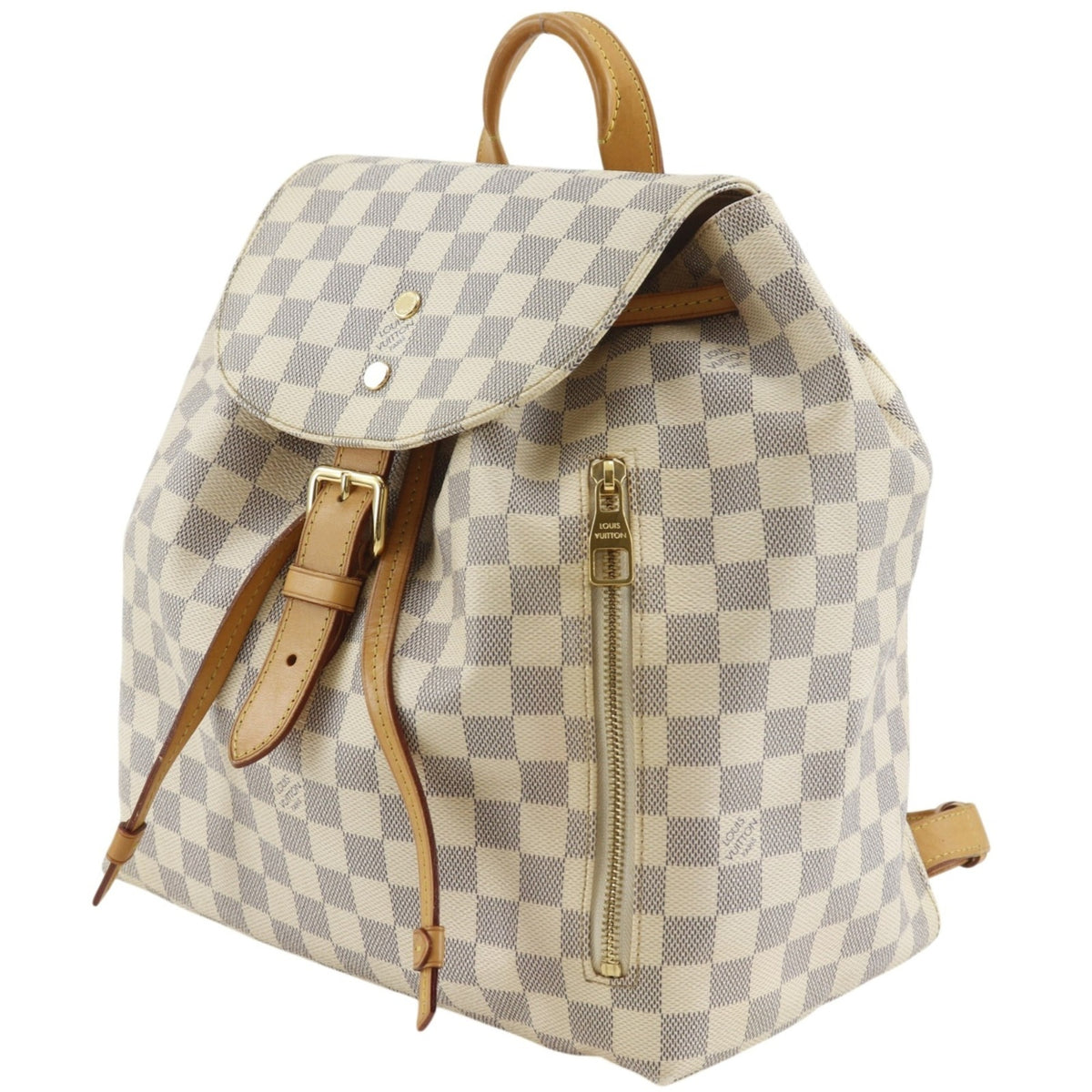 Louis Vuitton White Damier Azur Backpack (Pre-Owned)