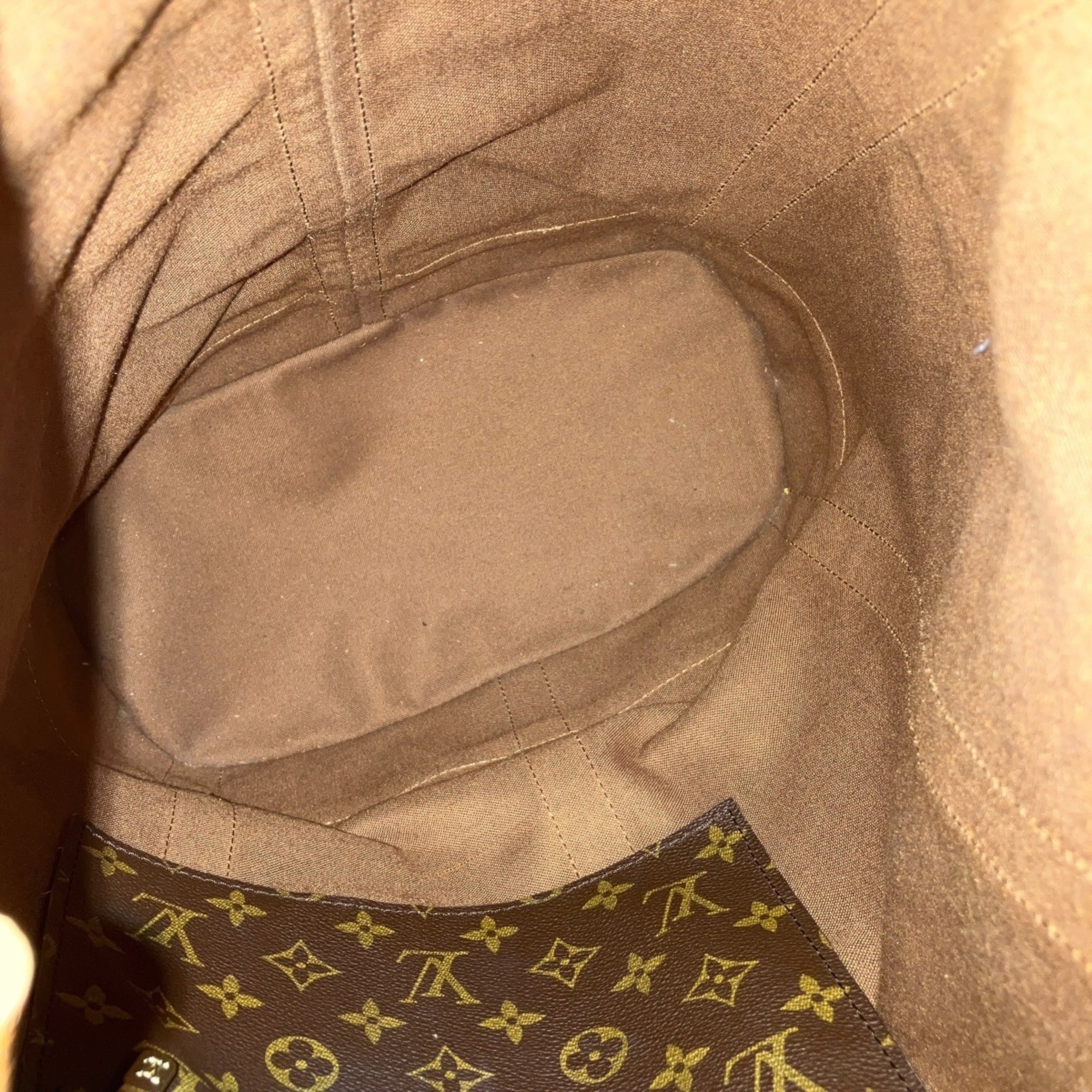 Louis Vuitton Brown Monogram Pouch Shoulder Bag (Pre-Owned)
