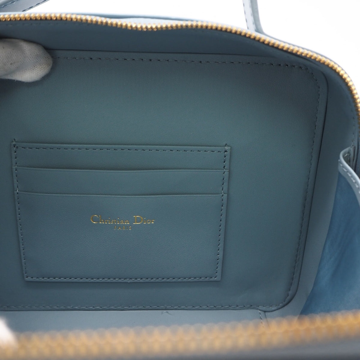 Christian Dior Blue Leather Handbag (Pre-Owned)