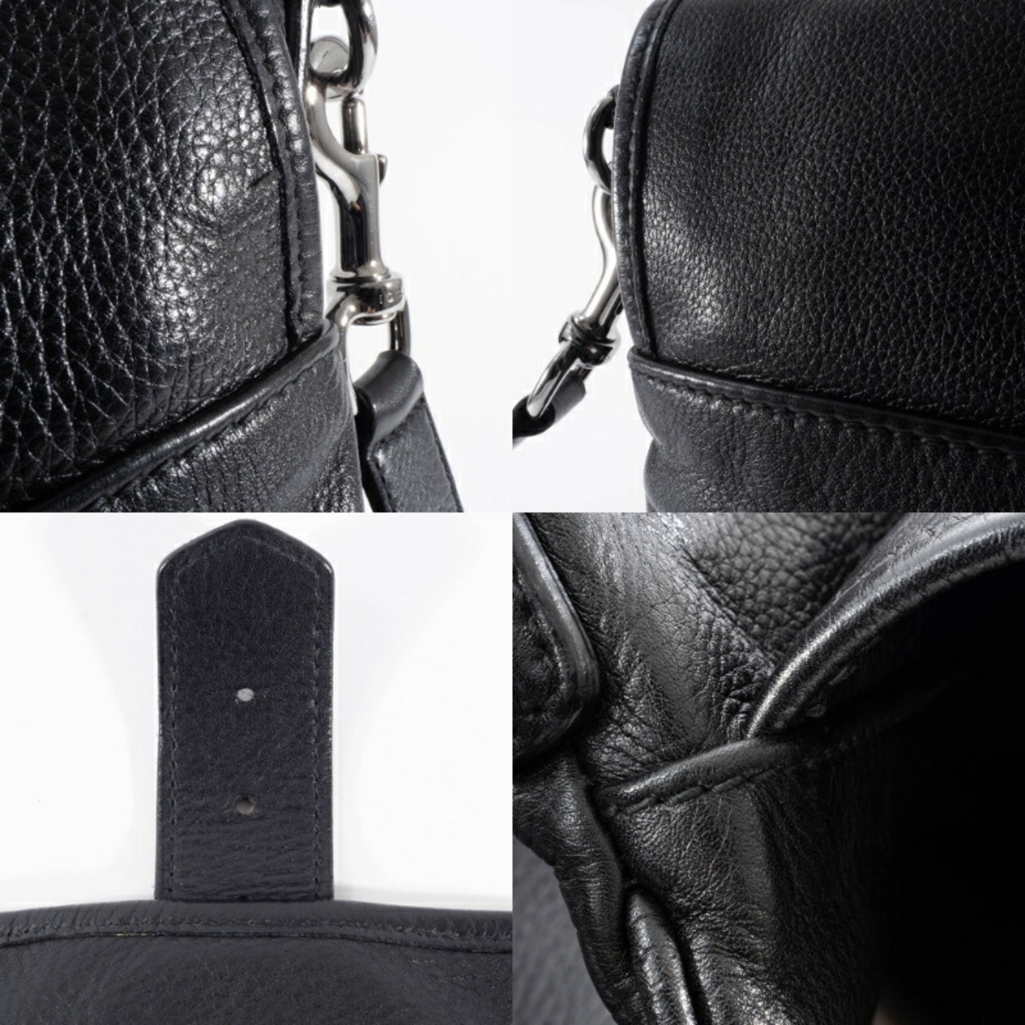 Gucci Black Leather Shoulder Bag (Pre-Owned)