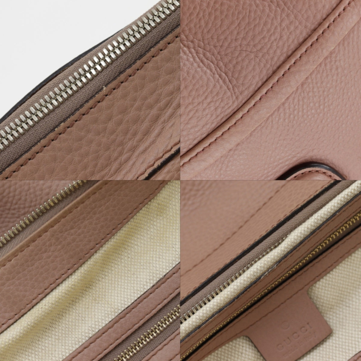 Gucci Soho Pink Leather Tote Bag (Pre-Owned)