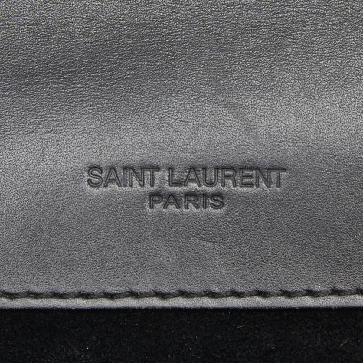 Saint Laurent Black Leather Shoulder Bag (Pre-Owned)