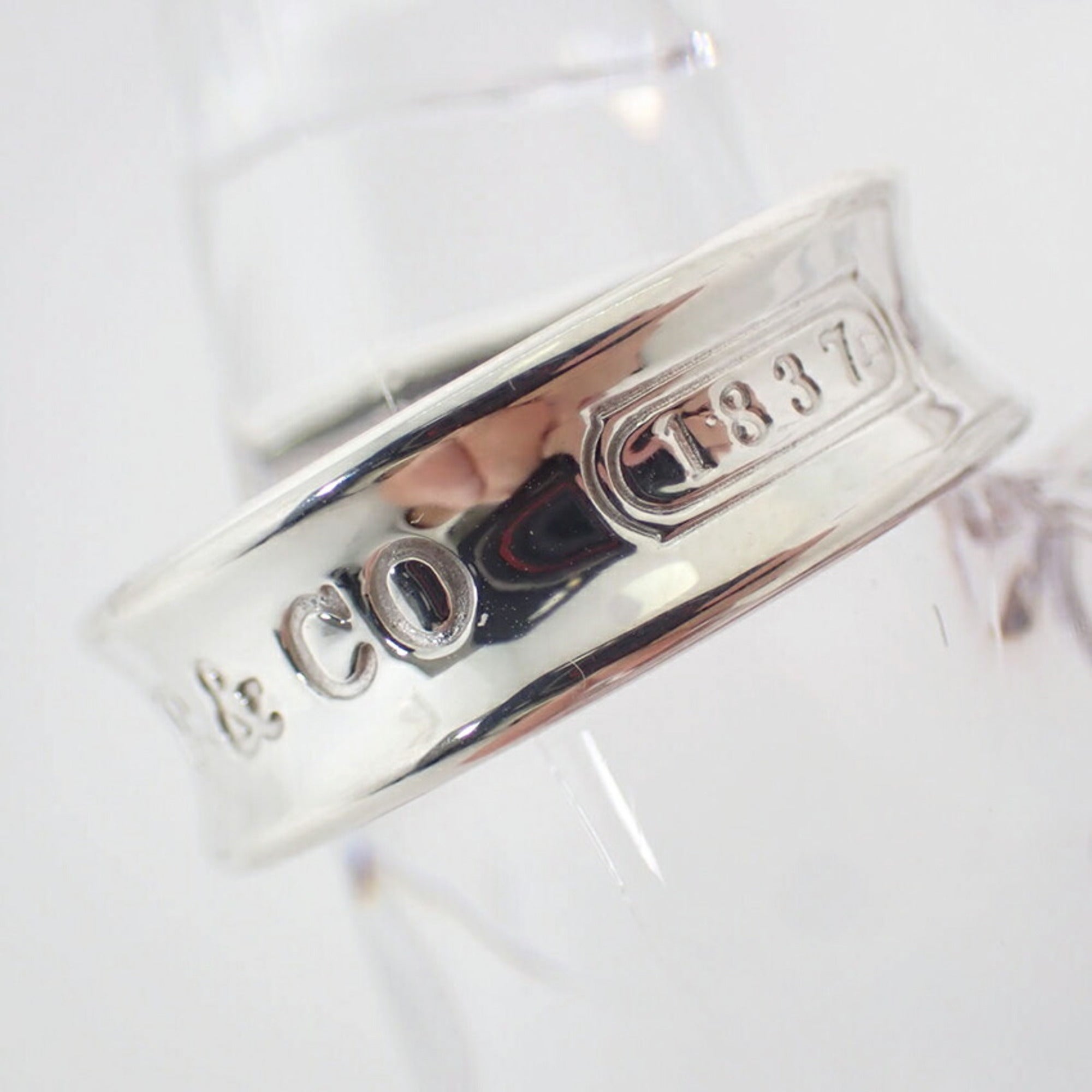 Tiffany Silver Sterling Silver 925 Band Ring (Pre-Owned)