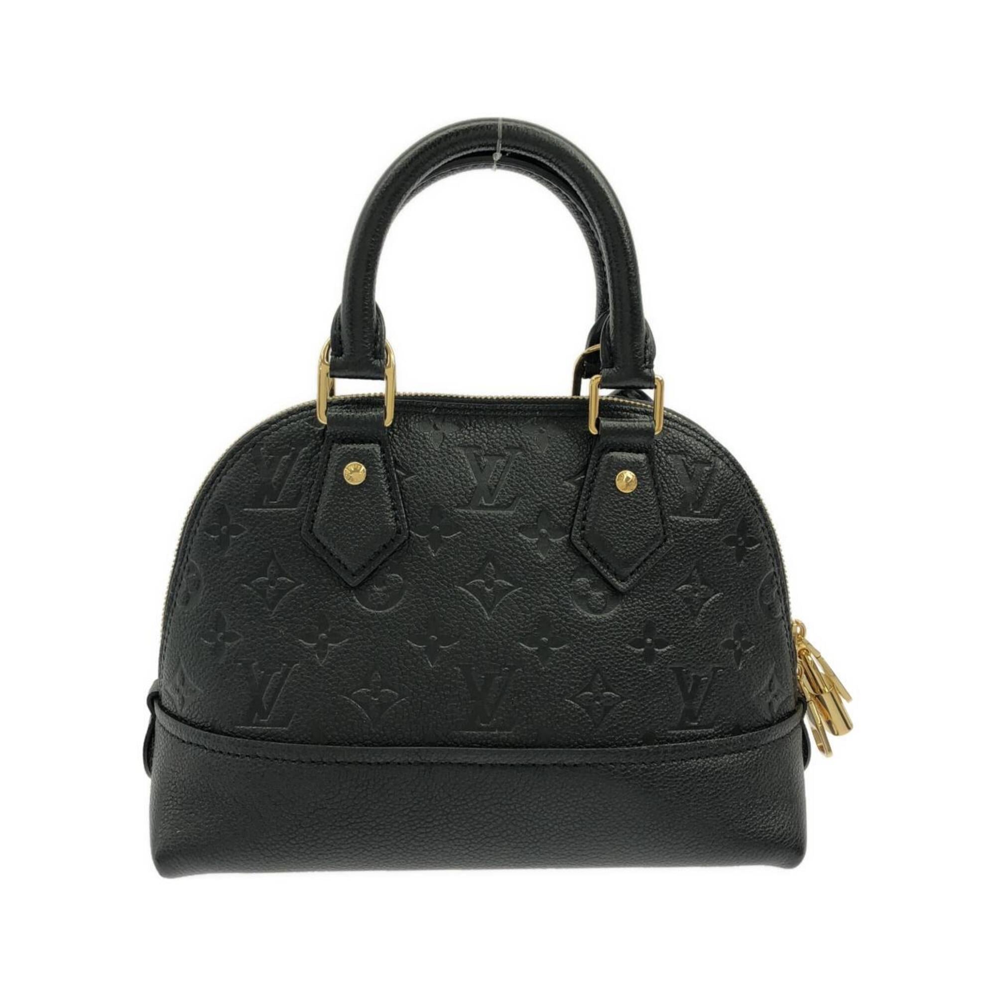 Louis Vuitton Black Leather Handbag (Pre-Owned)