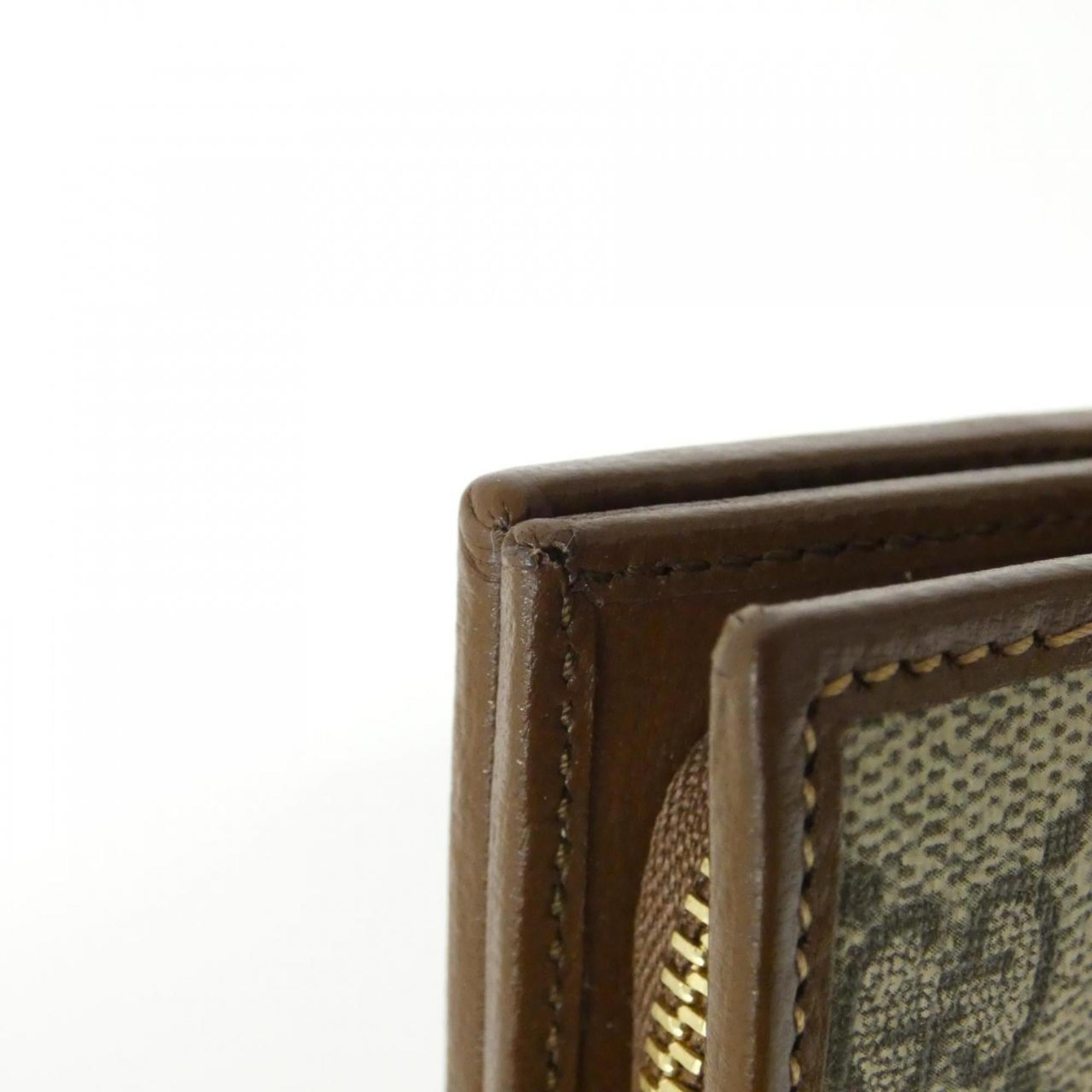 Gucci Beige Brown Gg Supreme Wallet (Bi-Fold) (Pre-Owned)