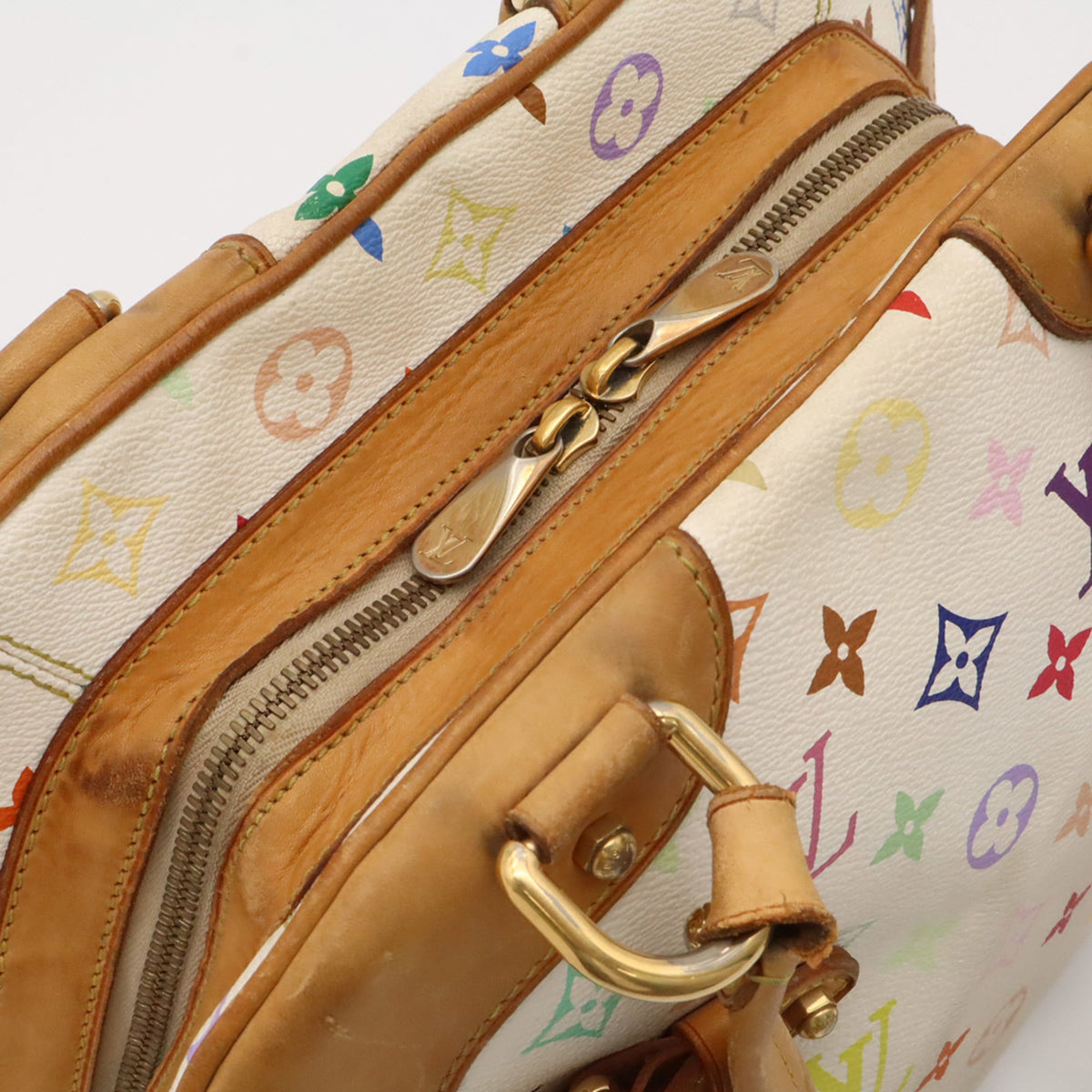 Louis Vuitton Monogram Multicolore Blanc Monogram Multicolore Handbag Shoulder Bag (Pre-Owned)