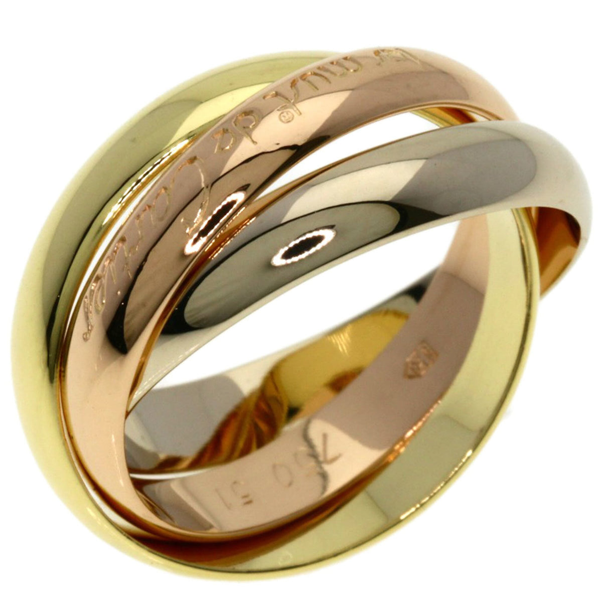 Cartier Yellow Gold (18K) Pink Gold (18K) White Gold (18K) Band Ring (Pre-Owned)