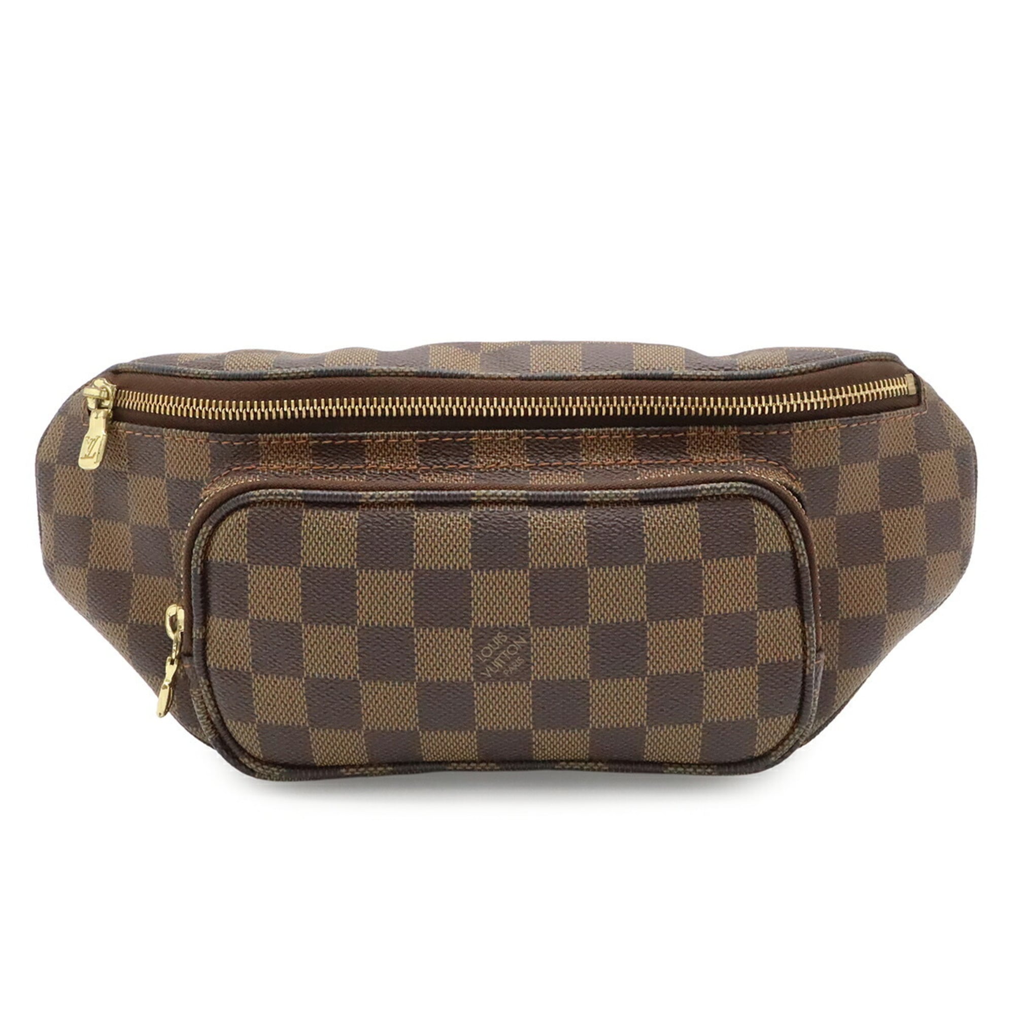 Louis Vuitton Brown Pvc Coated Canvas Fanny Pack Sling Bag (Pre-Owned)