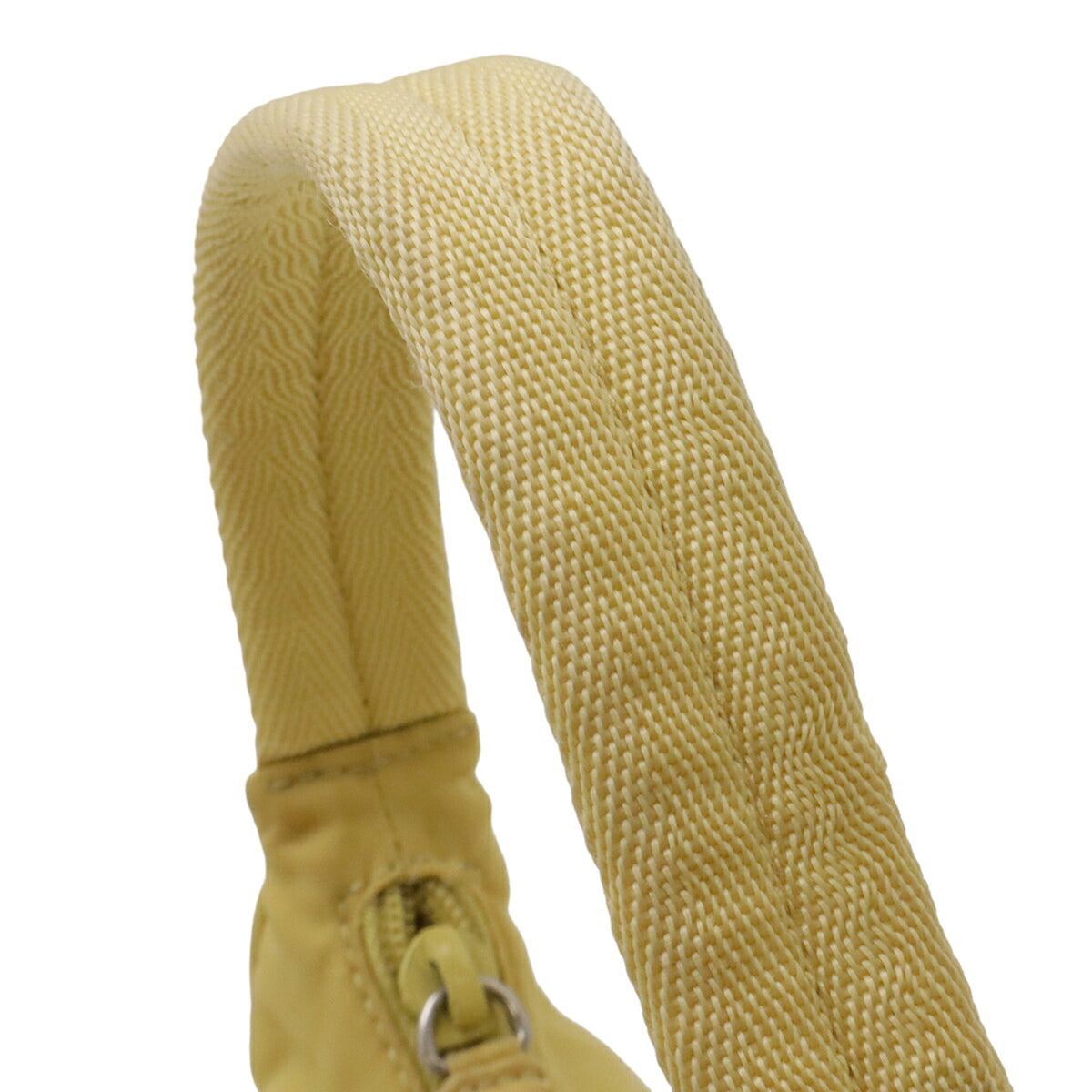 Prada Yellow Nylon Handbag Pouch (Pre-Owned)