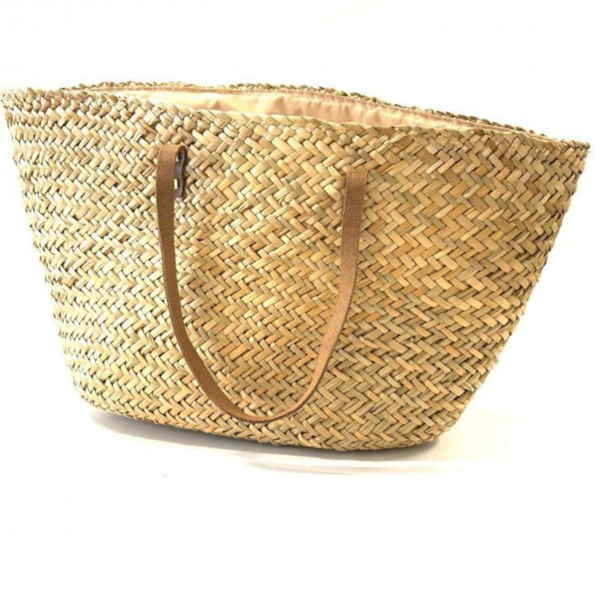 Bvlgari Brown Raffia Leather Tote Bag (Pre-Owned)