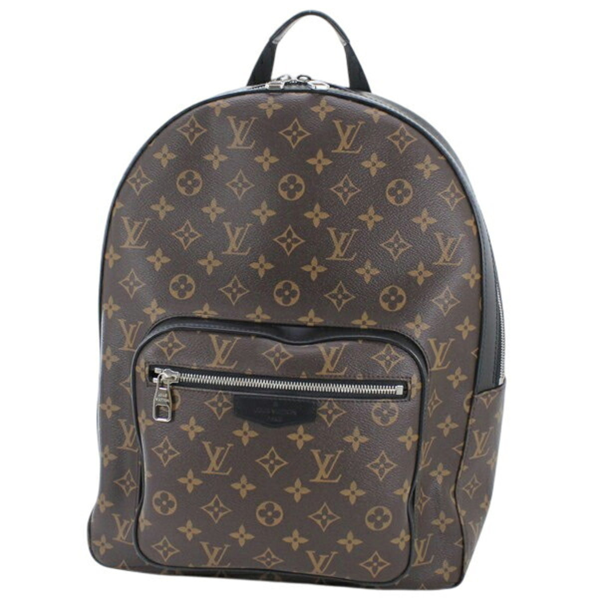 Louis Vuitton Monogram Macassar Black Brown Monogram Leather Backpack (Pre-Owned)
