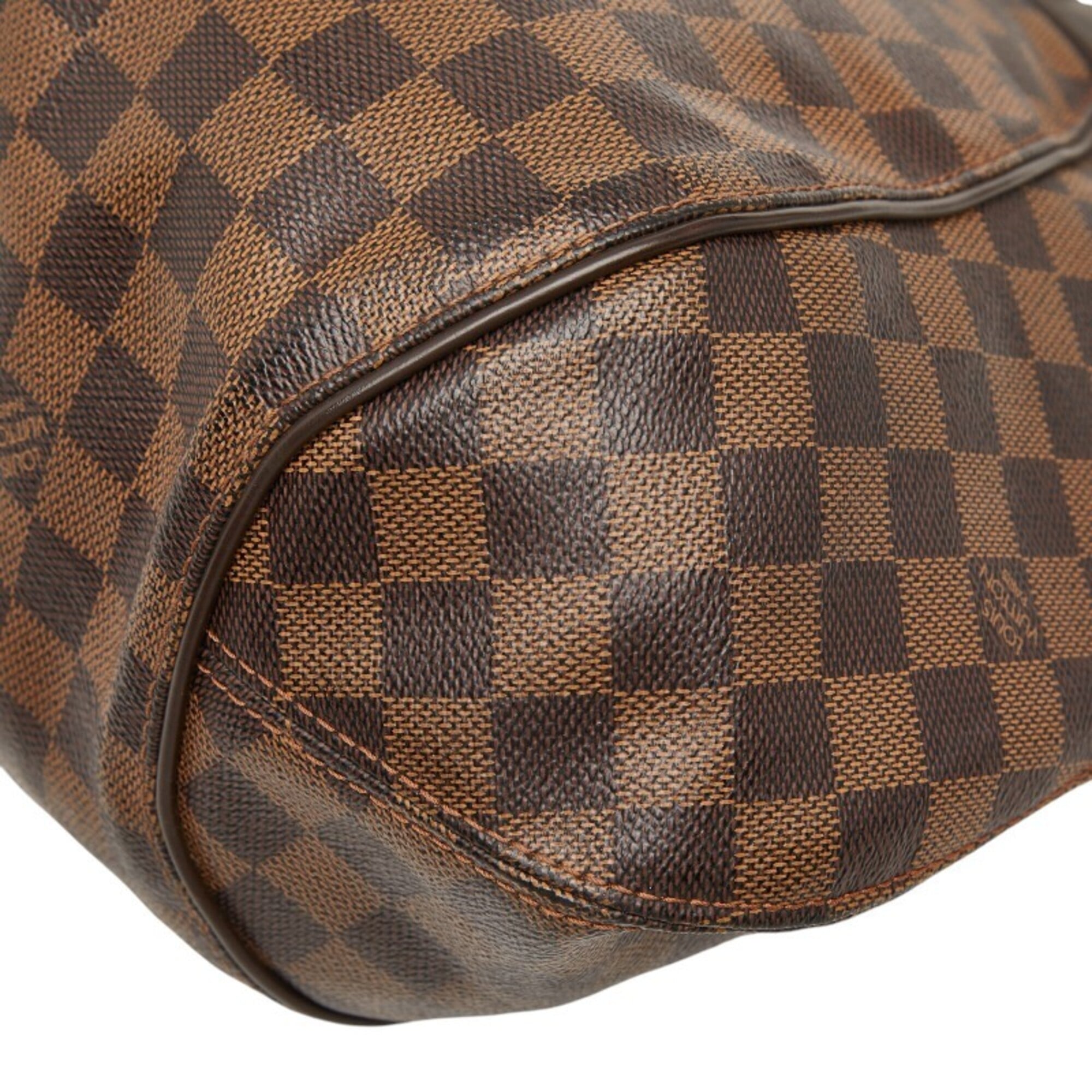 Louis Vuitton Brown Pvc Leather Handbag Tote Bag (Pre-Owned)