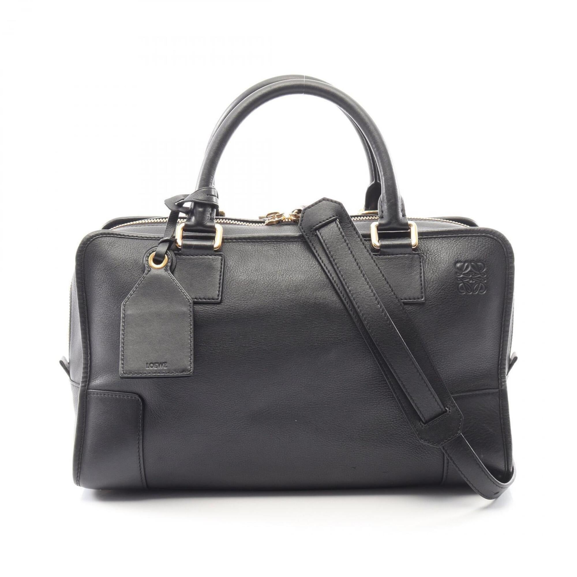 Loewe Black Leather Handbag (Pre-Owned)