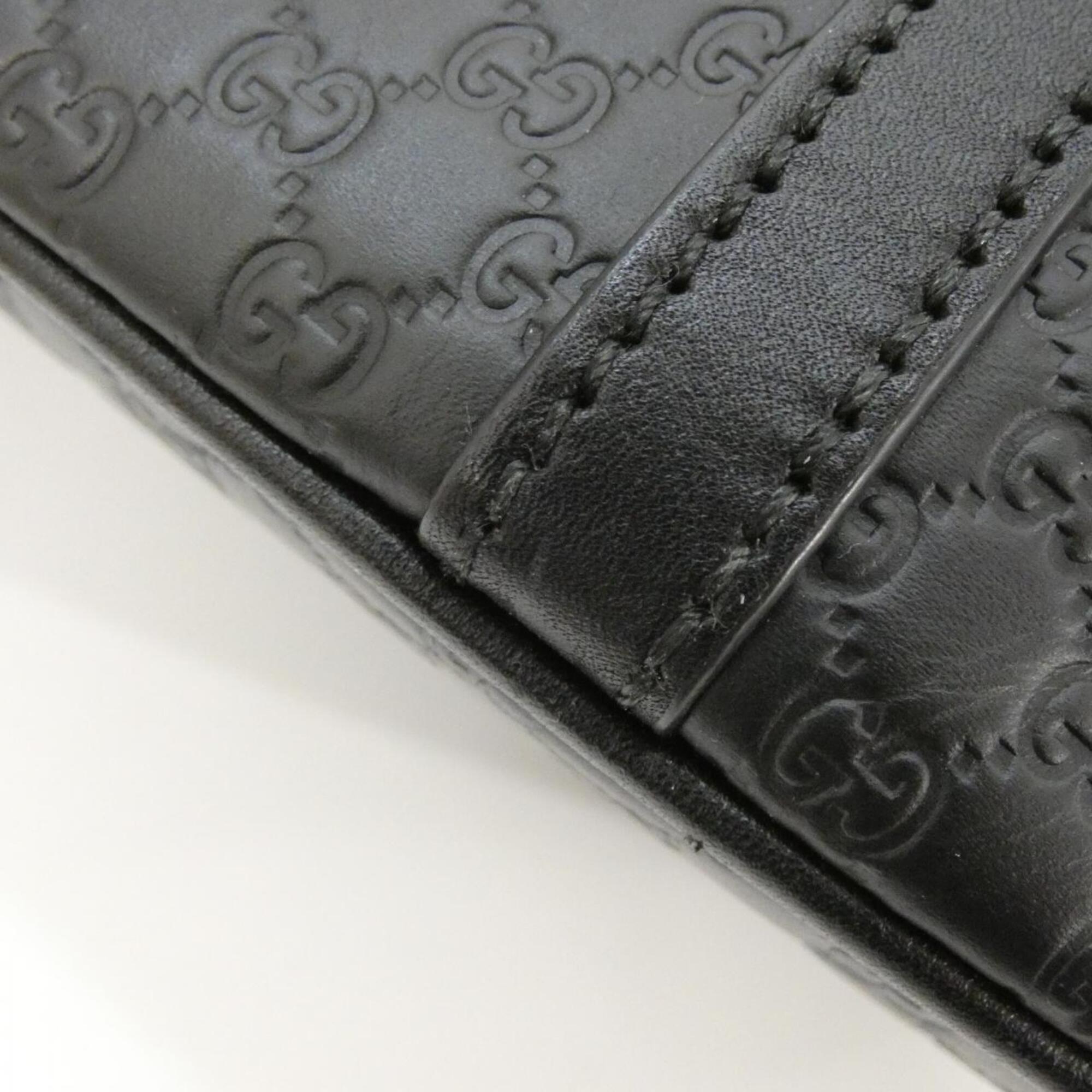 Gucci Black Leather Handbag (Pre-Owned)