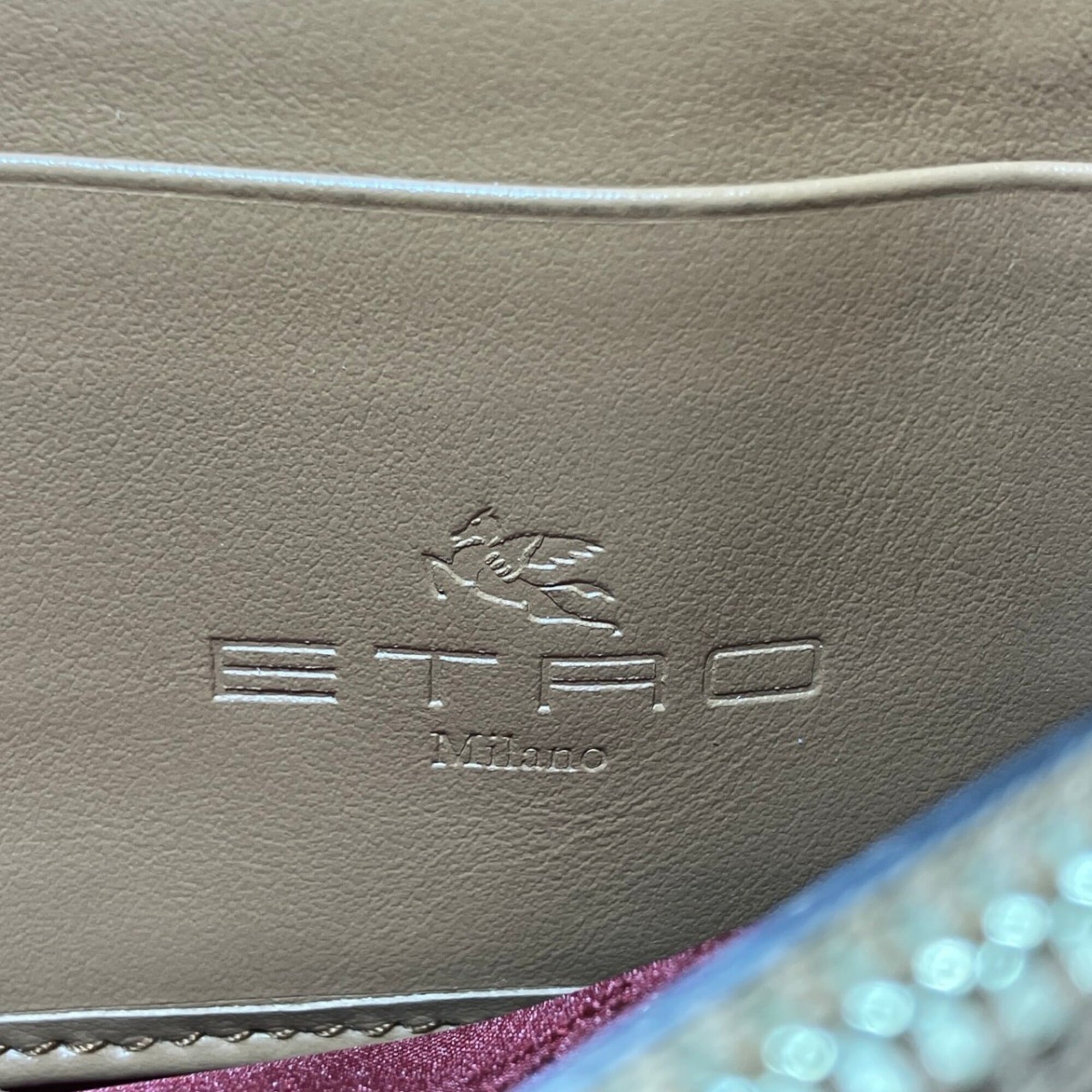 Etro Brown Pvc Leather Coin Purse/Coin Case (Pre-Owned)