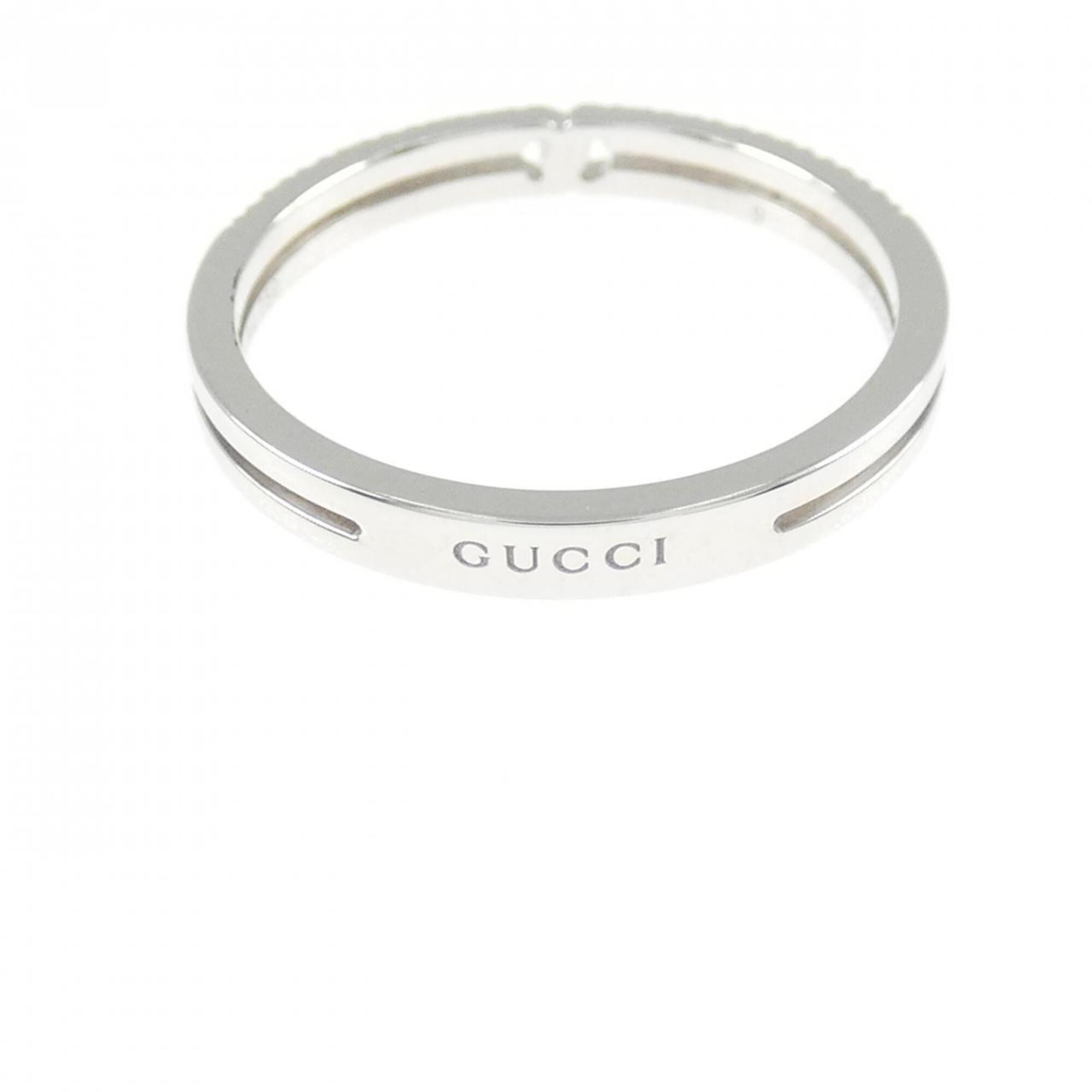 Gucci White Gold White Gold (18K) Band Ring (Pre-Owned)
