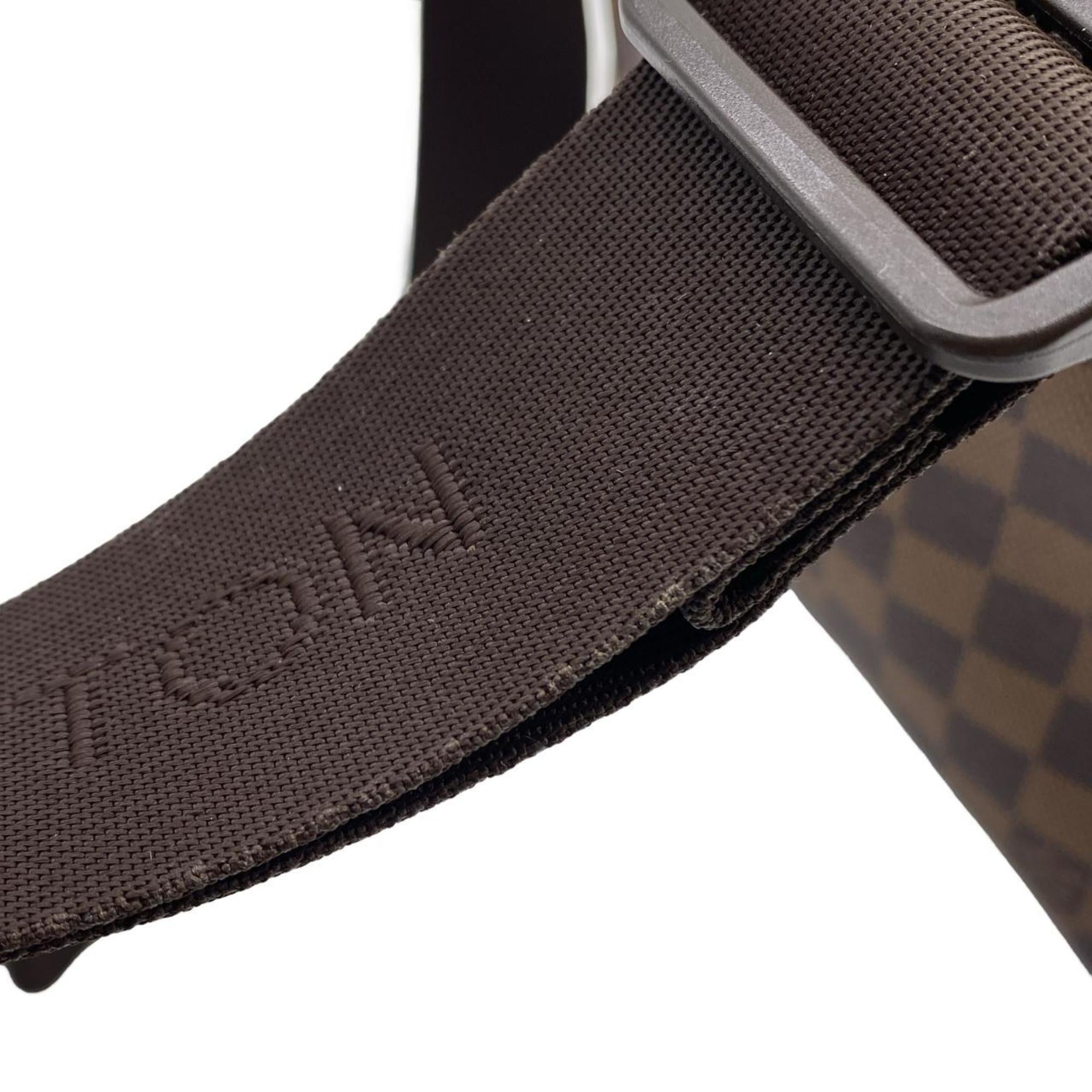 Louis Vuitton Ebene Coated Canvas Pochette Shoulder Bag (Pre-Owned)