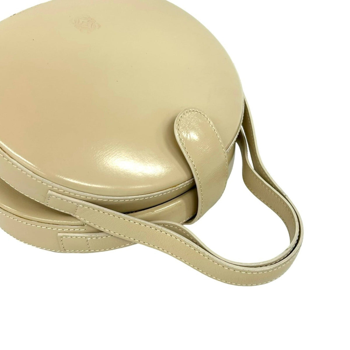Loewe Beige Leather Handbag Shoulder Bag (Pre-Owned)