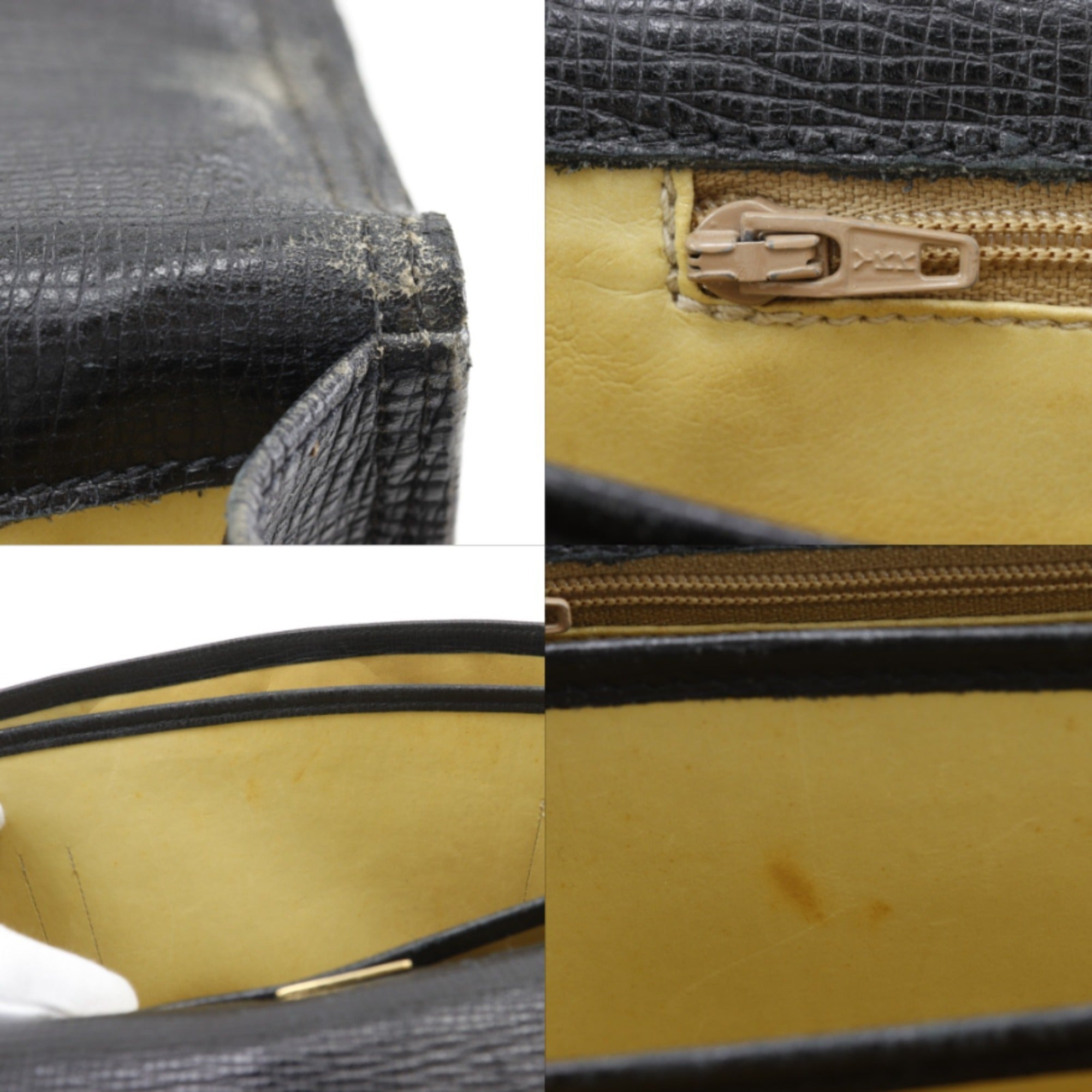 Bally Black Leather Briefcase (Pre-Owned)