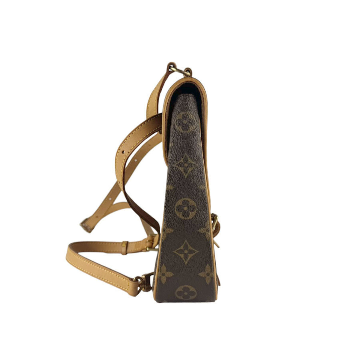 Louis Vuitton Brown Monogram Monogram Backpack Shoulder Bag (Pre-Owned)