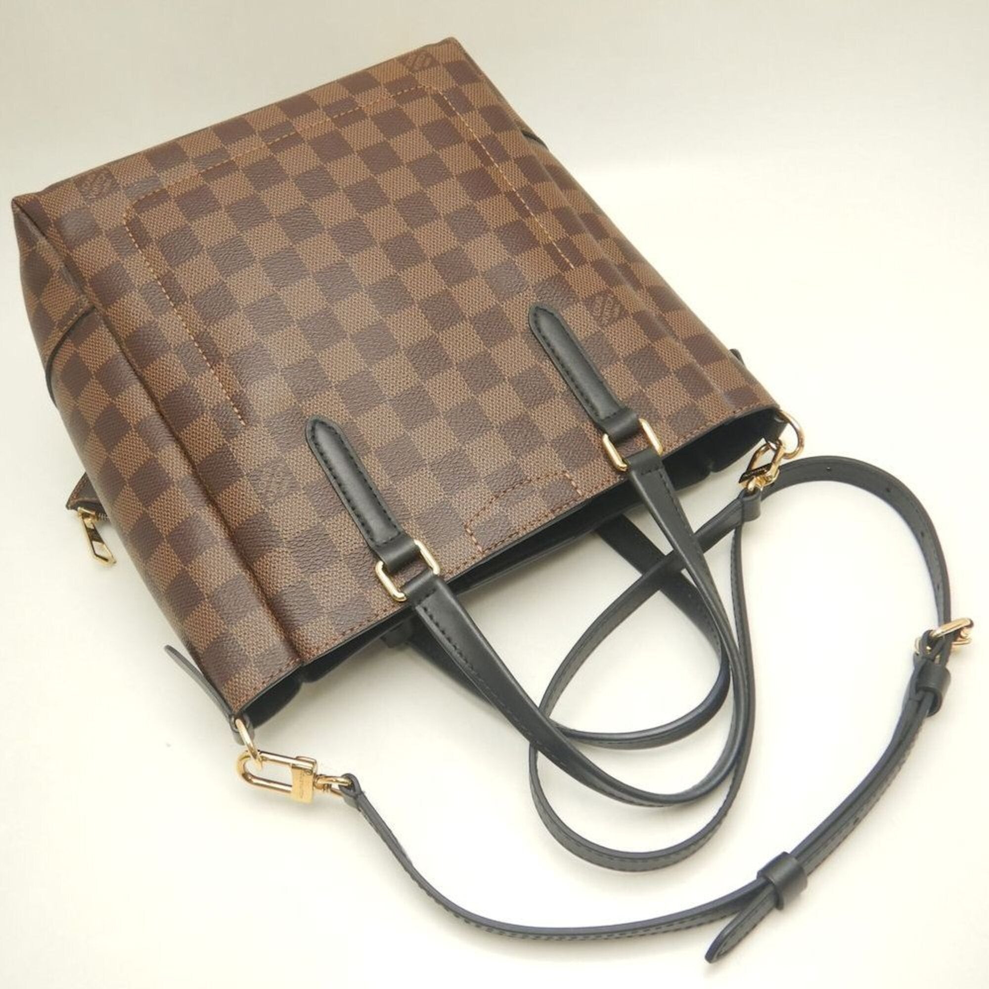 Louis Vuitton Damier Ebene Damier Canvas Tote Bag (Pre-Owned)