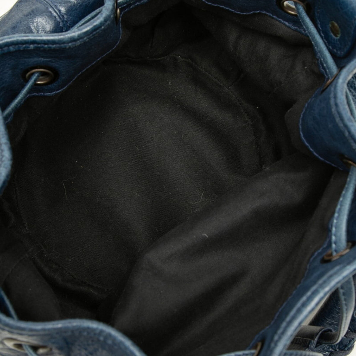 Balenciaga Navy Leather Handbag Shoulder Bag (Pre-Owned)