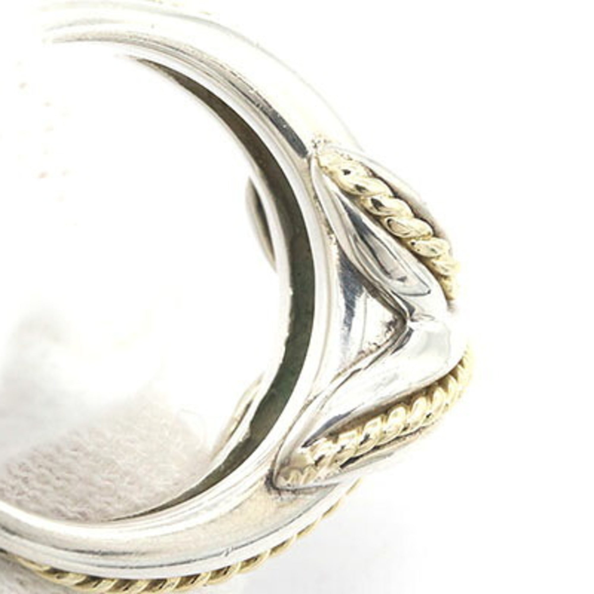 Tiffany Yellow Gold (18K) Sterling Silver 925 Band Ring (Pre-Owned)