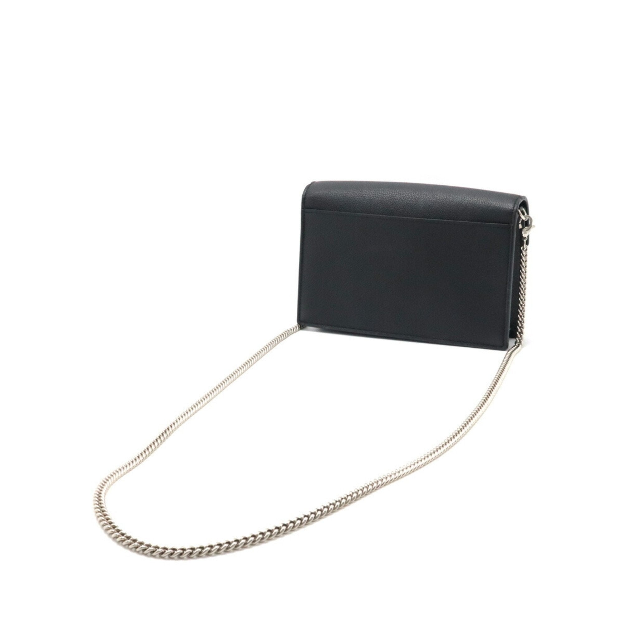 Louis Vuitton Noir Clutch Bag Pochette Shoulder Bag (Pre-Owned)
