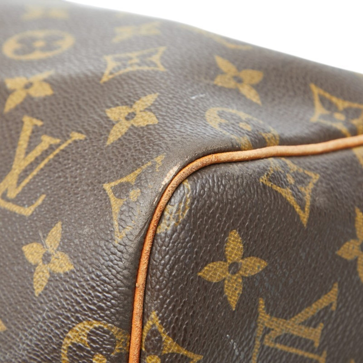 Louis Vuitton Brown Pvc Leather Boston Bag Shoulder Bag (Pre-Owned)