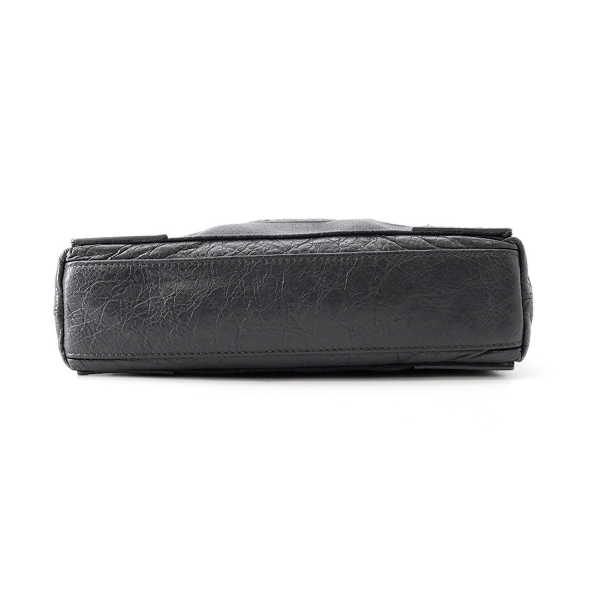 Balenciaga Gray Leather Canvas Handbag (Pre-Owned)