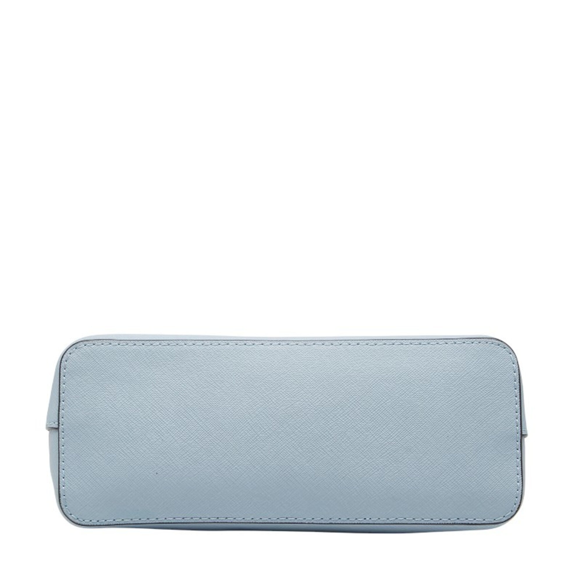 Michael Kors Light Blue Leather Shoulder Bag (Pre-Owned)