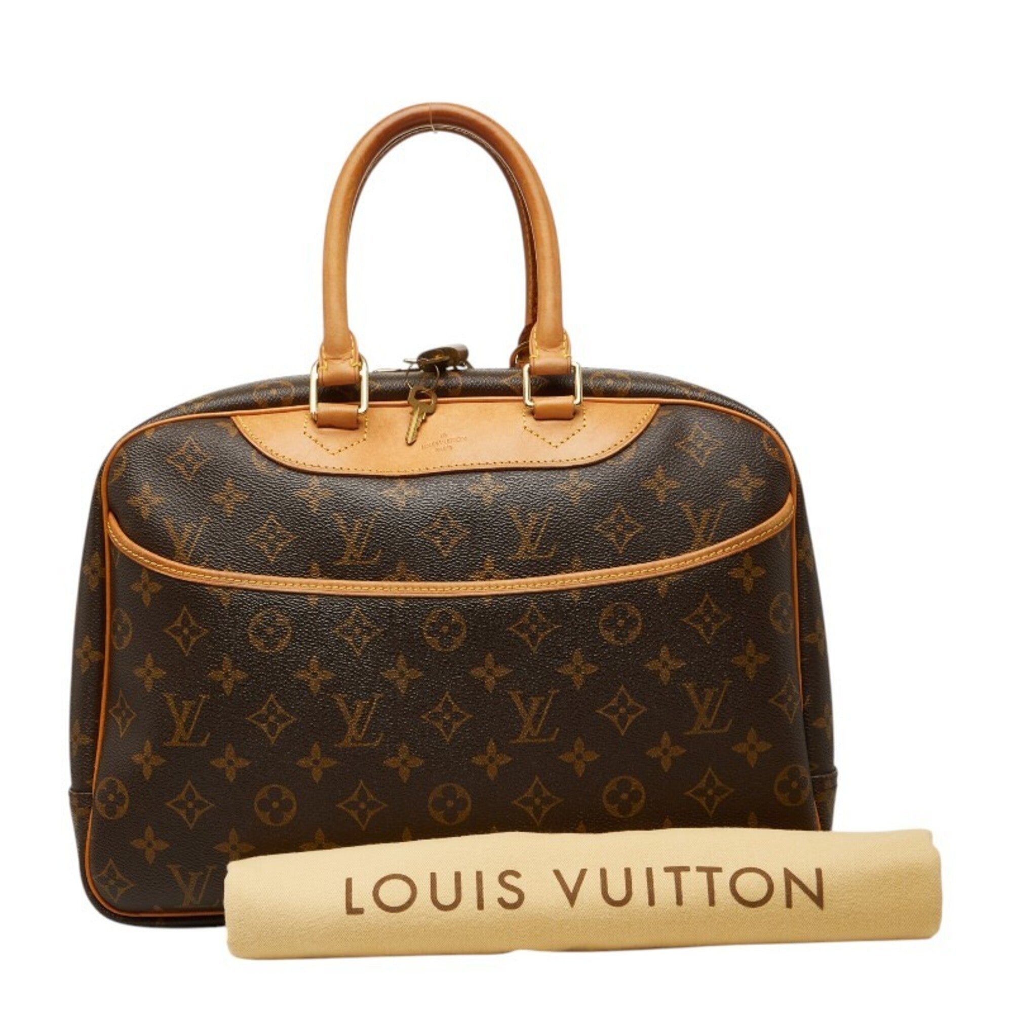 Louis Vuitton Brown Pvc Leather Handbag (Pre-Owned)