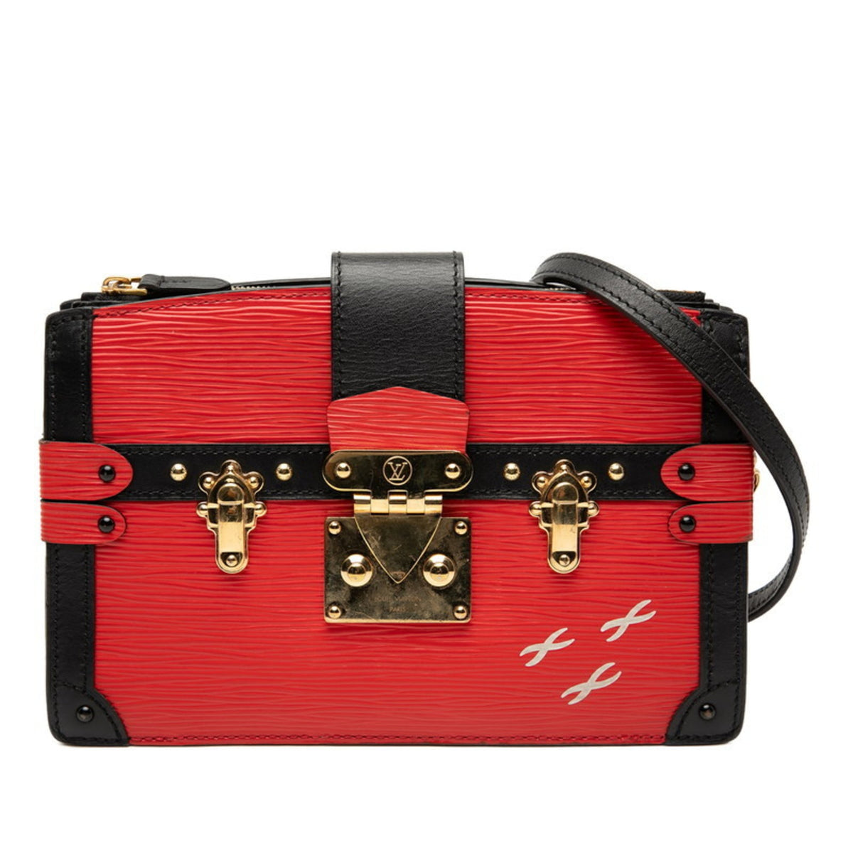 Louis Vuitton Black Rouge Leather Shoulder Bag (Pre-Owned)