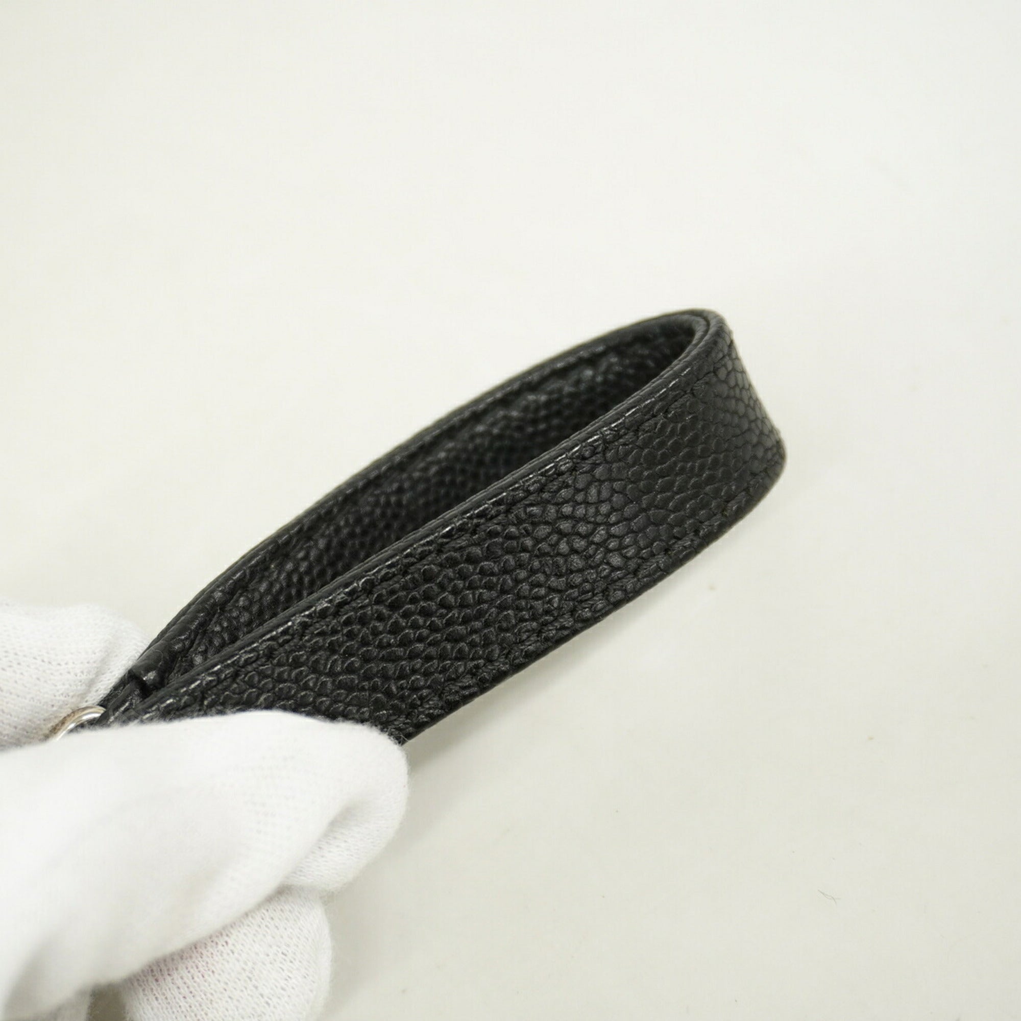 Chanel Black Grained Calfskin Tote Bag (Pre-Owned)