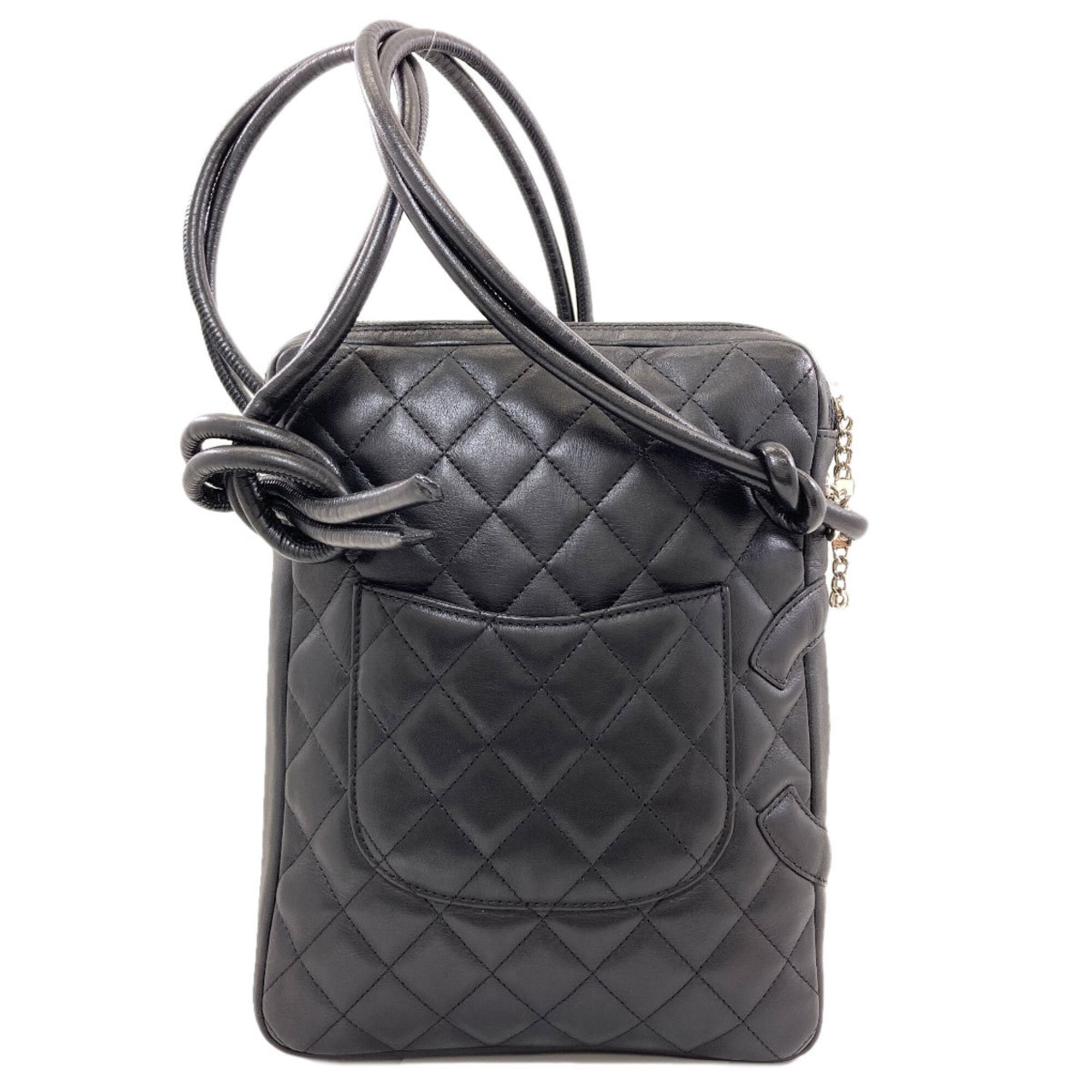 Chanel Black Leather Shoulder Bag (Pre-Owned)