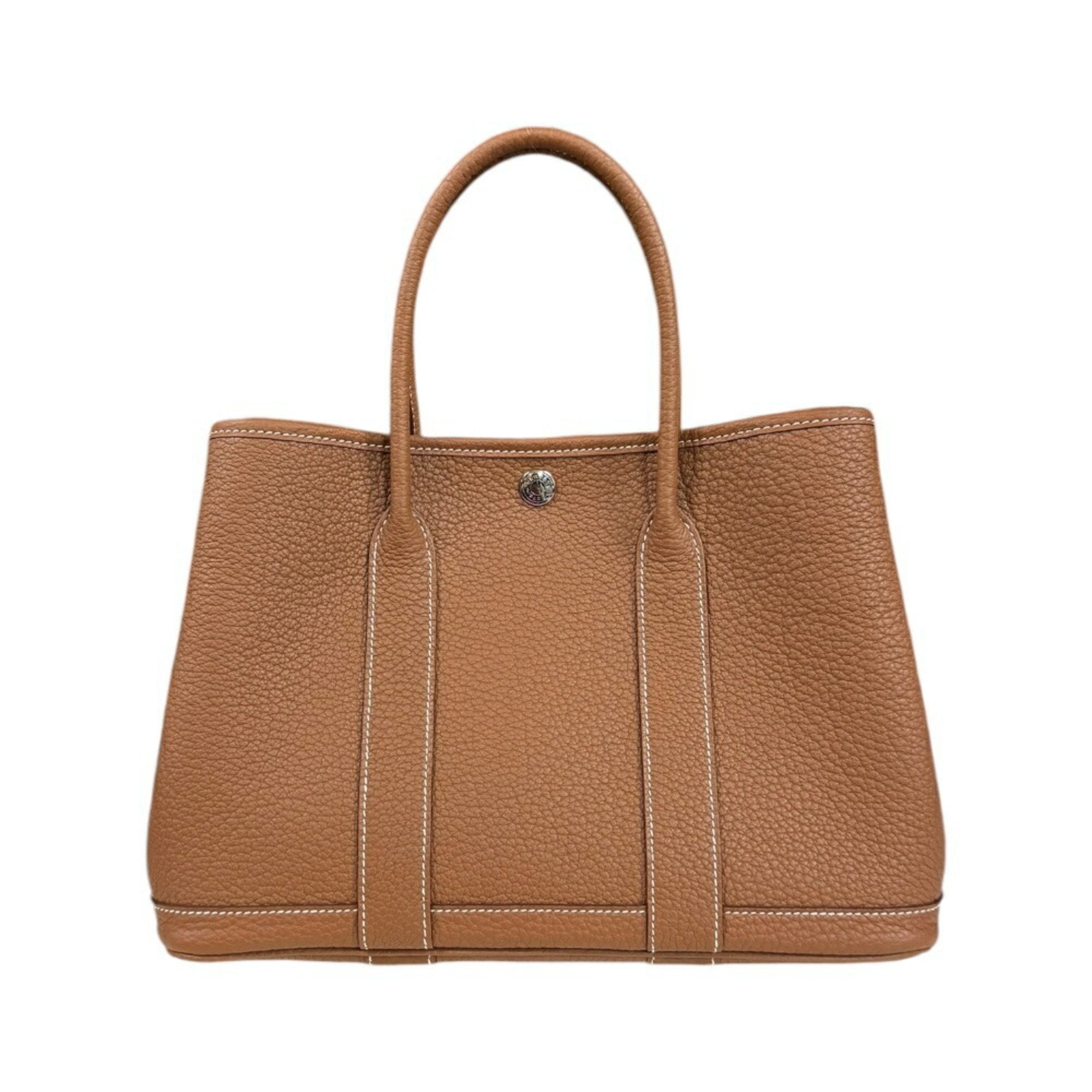 Hermes Brown Negonda Leather Handbag (Pre-Owned)