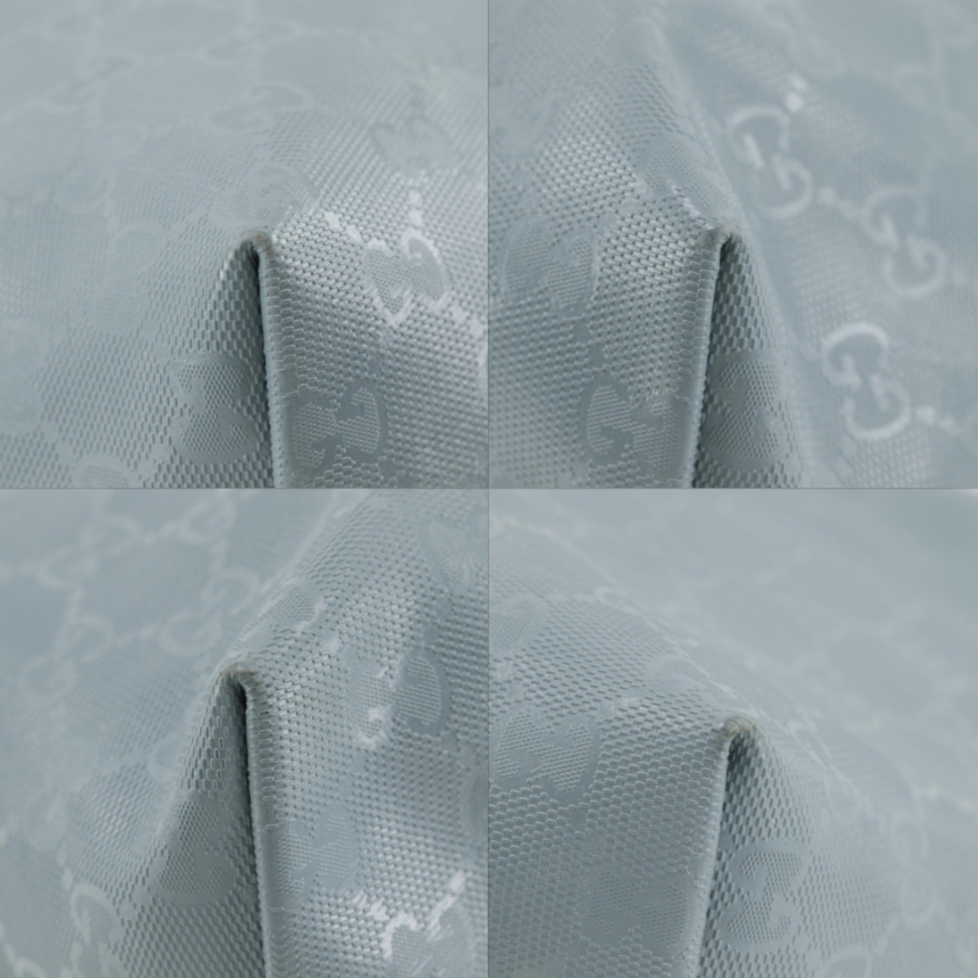 Gucci Light Blue Gg Imprimé Tote Bag (Pre-Owned)