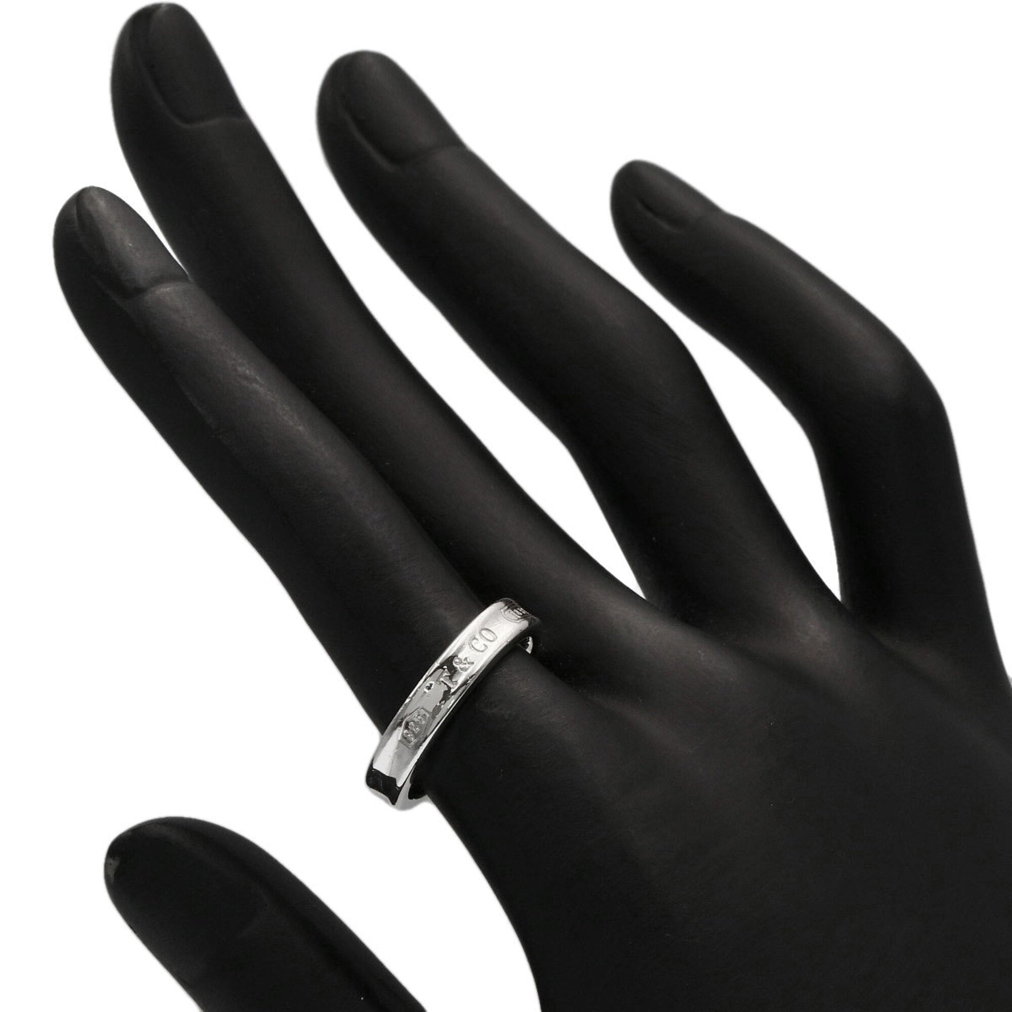 Tiffany Silver Band Ring (Pre-Owned)