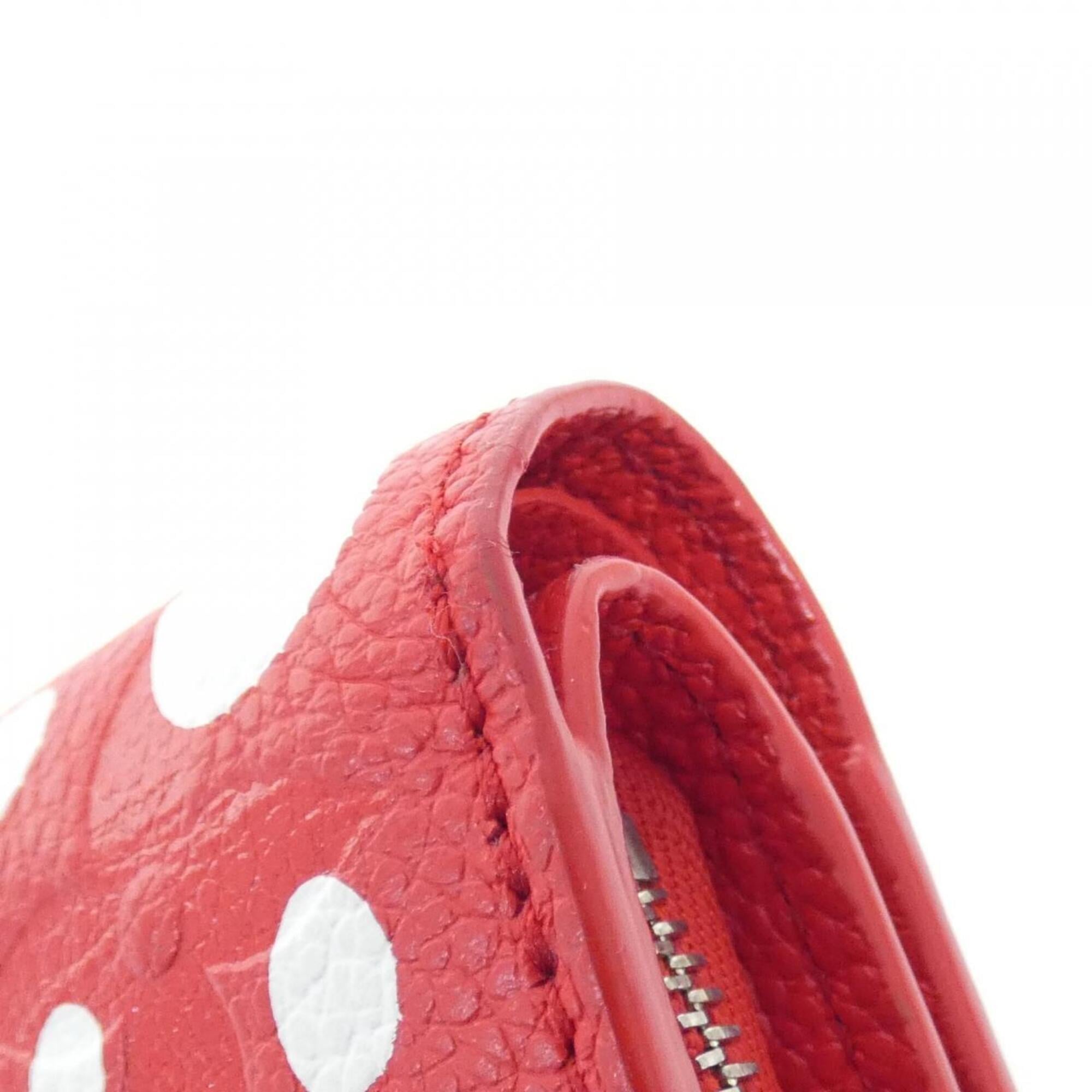 Louis Vuitton Rouge Leather Wallet (Bi-Fold) (Pre-Owned)