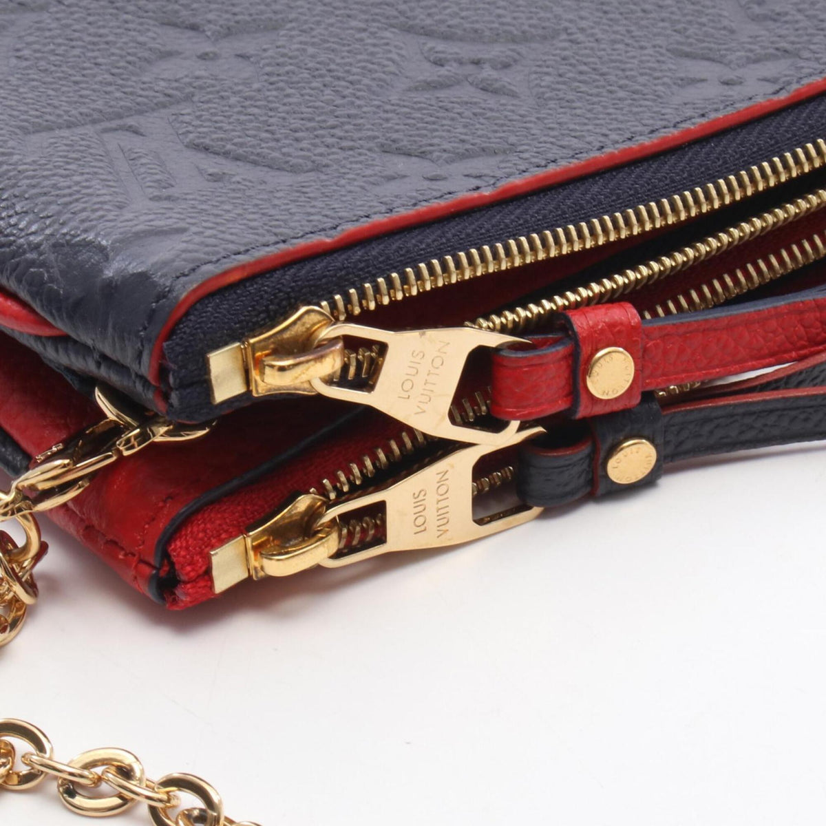 Louis Vuitton Marine Rouge Navy Red Color Monogram Empreinte Leather Shoulder Bag (Pre-Owned)