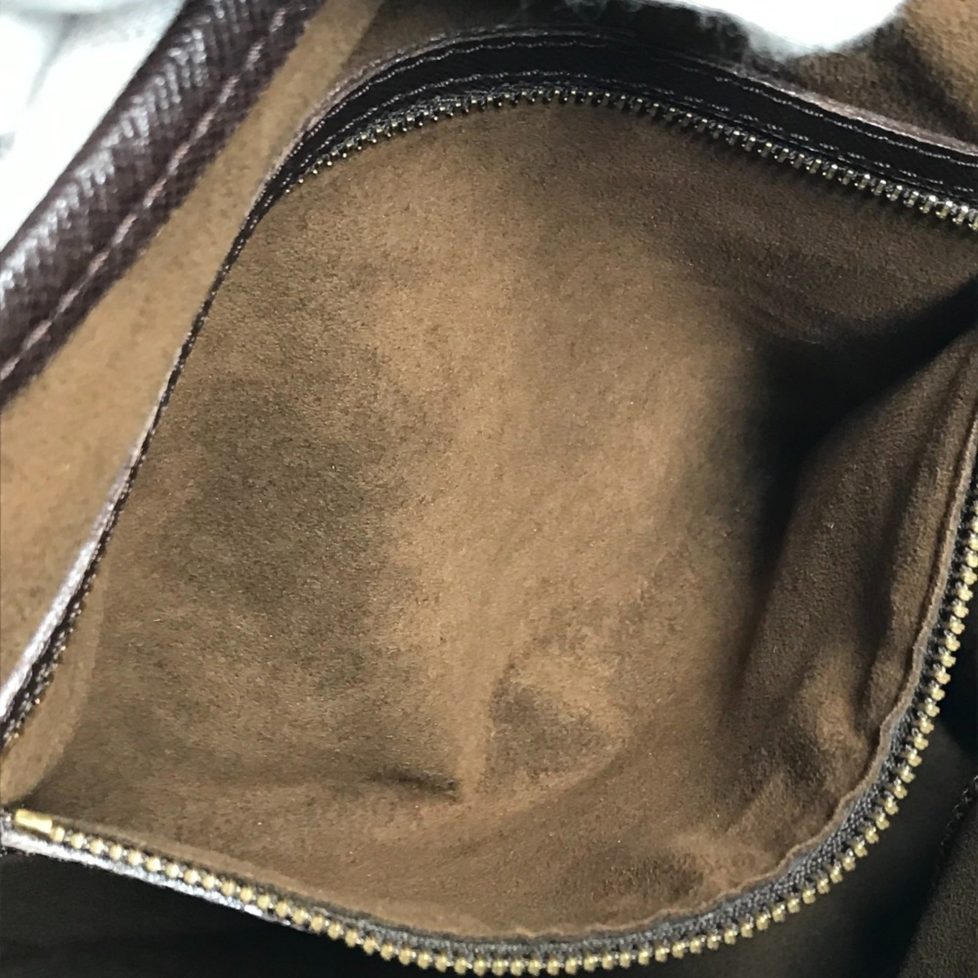 Louis Vuitton Brown Damier Canvas Ebene Damier Canvas Pouch Shoulder Bag Tote Bag (Pre-Owned)