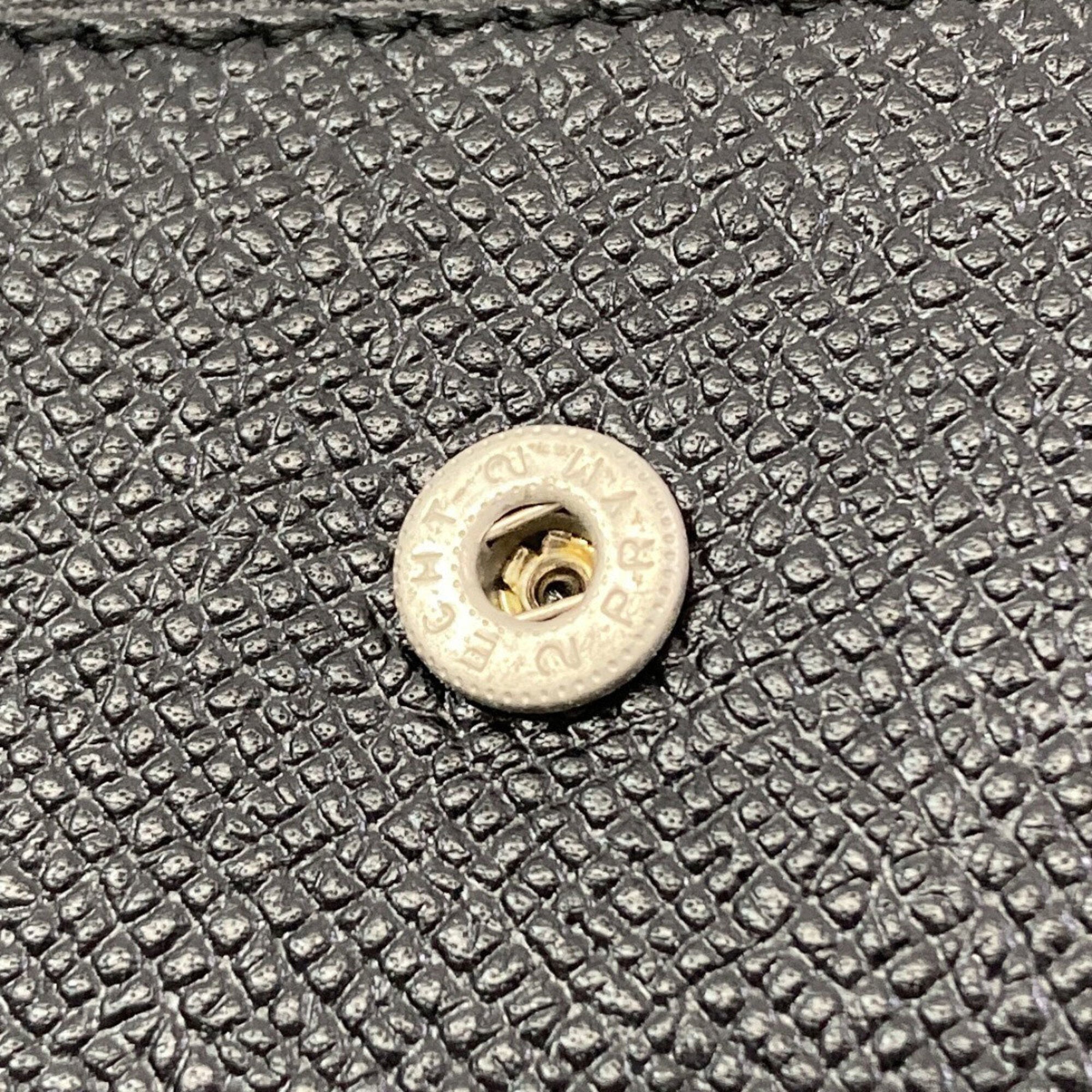 Bvlgari Black Leather Wallet (Bi-Fold) (Pre-Owned)